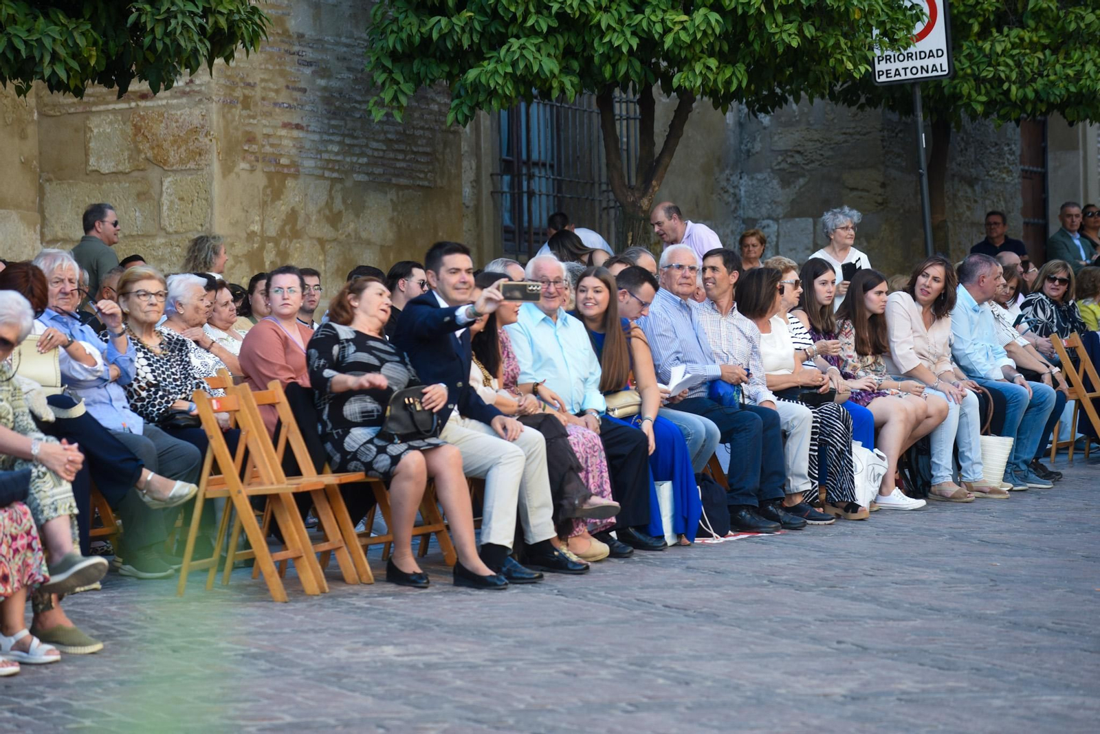La llegada del Cristo de San Álvaro al Magno Vía Crucis