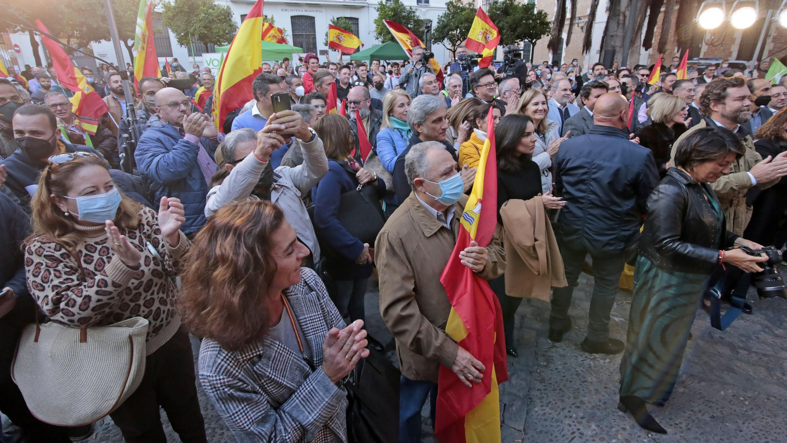 Imágenes del mitin de Vox en Jerez
