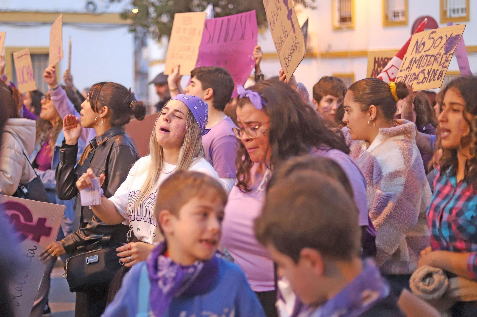 Imágenes de la manifestación del 8 de marzo, Día Internacional de la Mujer