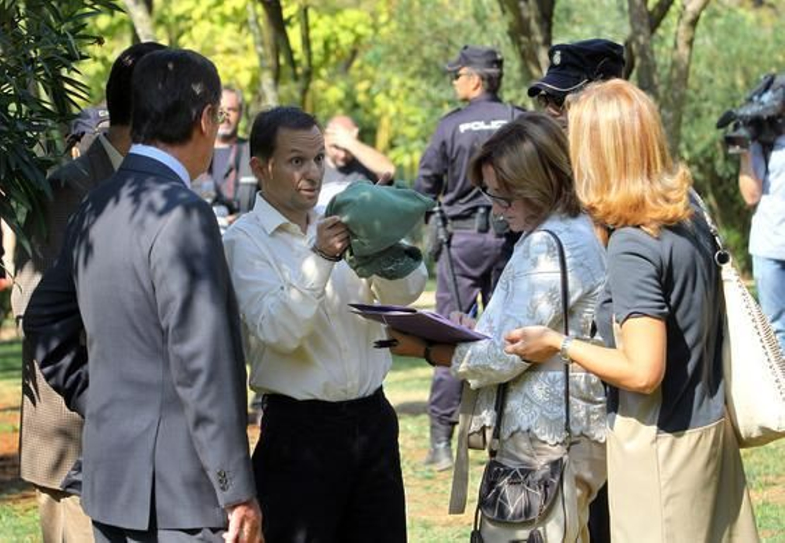 José Bretón en la reconstrucción de los hechos.