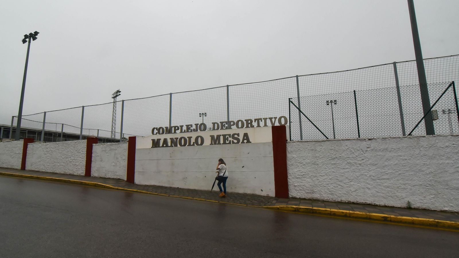 El campo de fútbol Manolo Mesa.