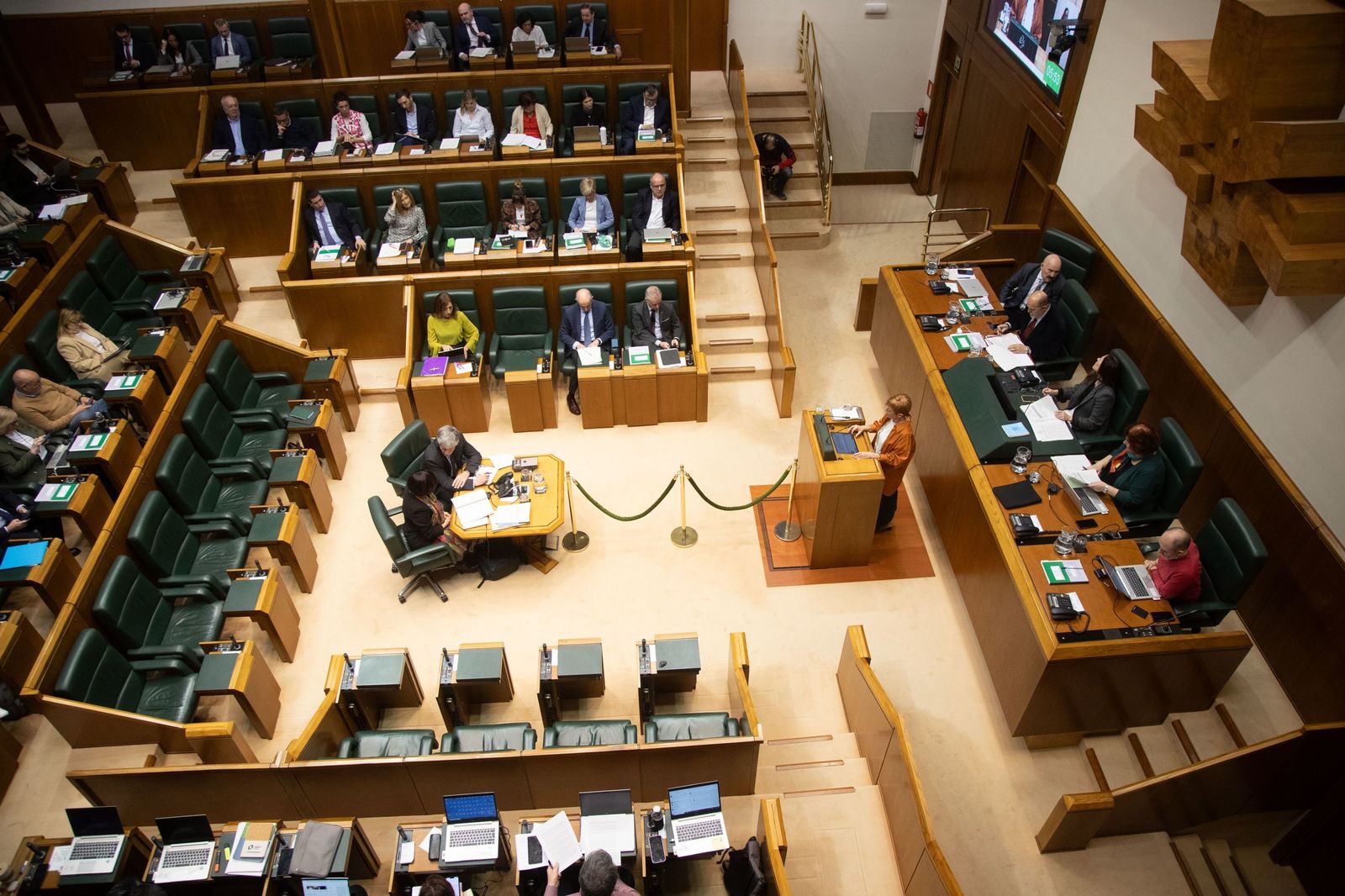 El Parlamento vasco, en el pleno celebrado esta semana.
