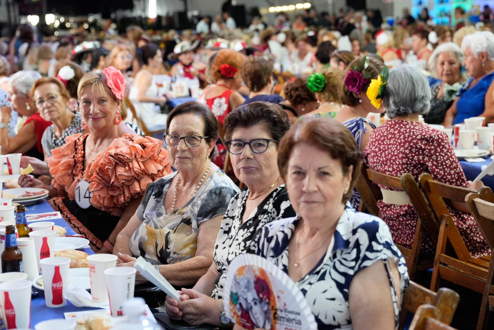 Las fotos de la comida de homenaje a la mujer en la Feria de Almería