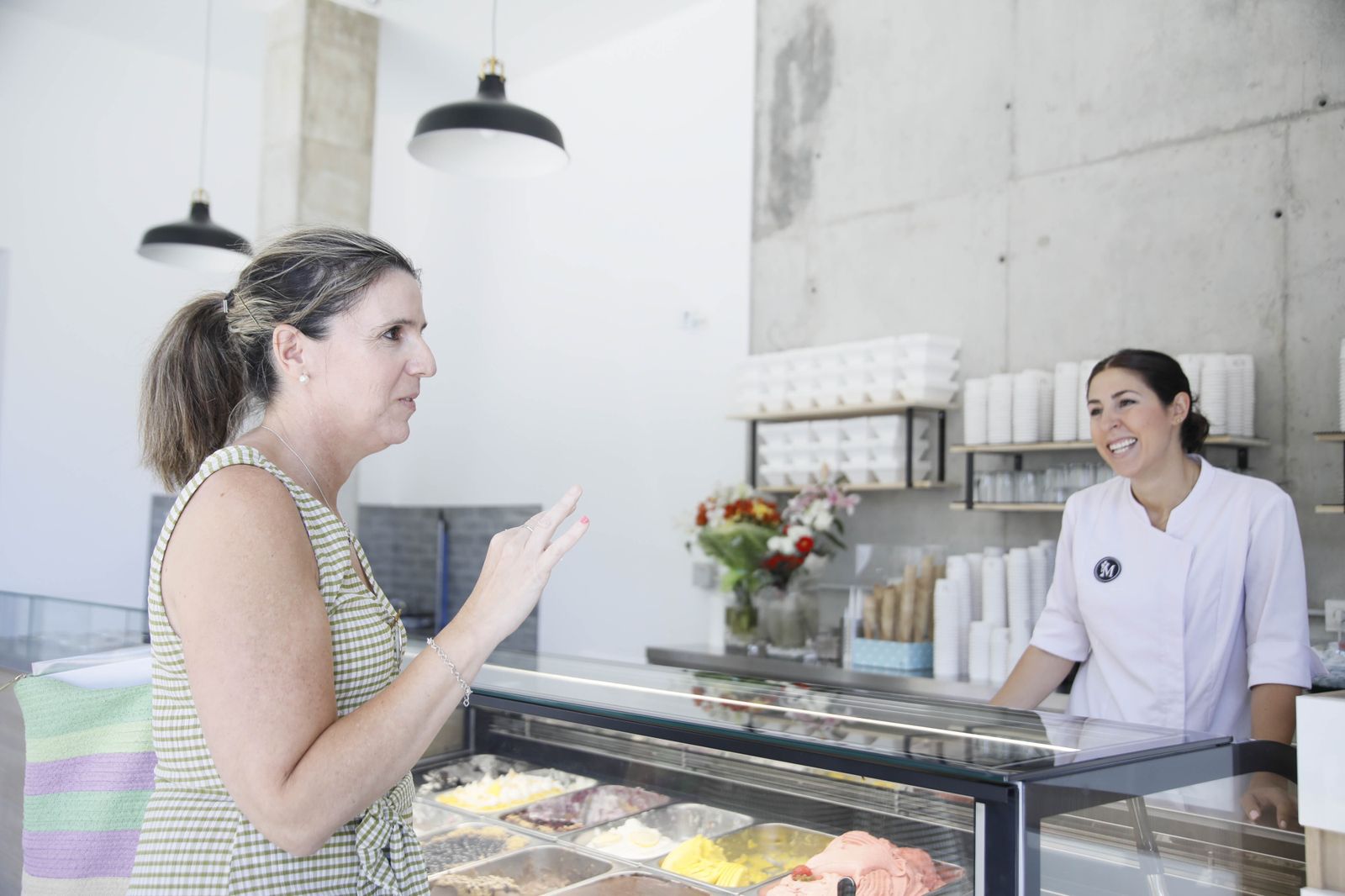 Imágenes de la heladería Marconata en Almería