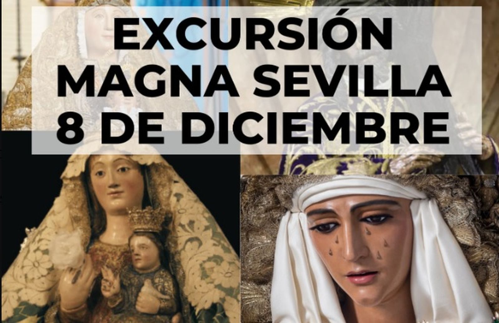 Decenas de hermandades, asociaciones y grupos organizan viajes para este día tan señalado