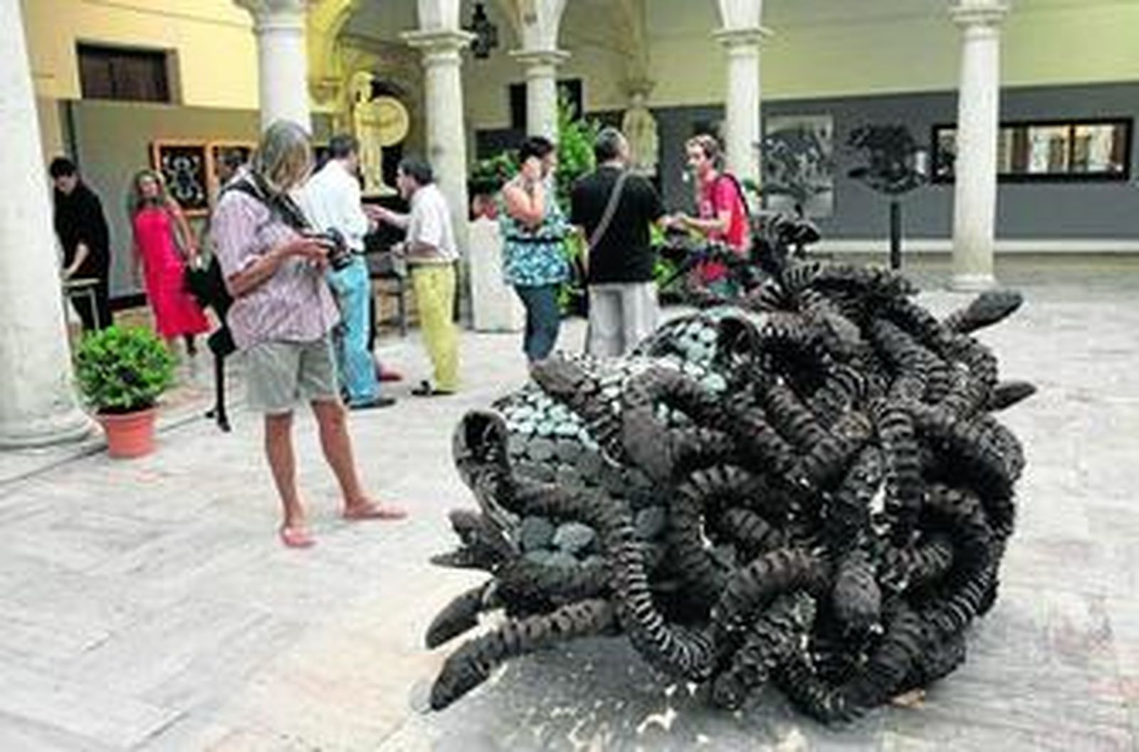 La história Medusa del almeriense Manuel García fue objetivo de numerosas instantáneas.