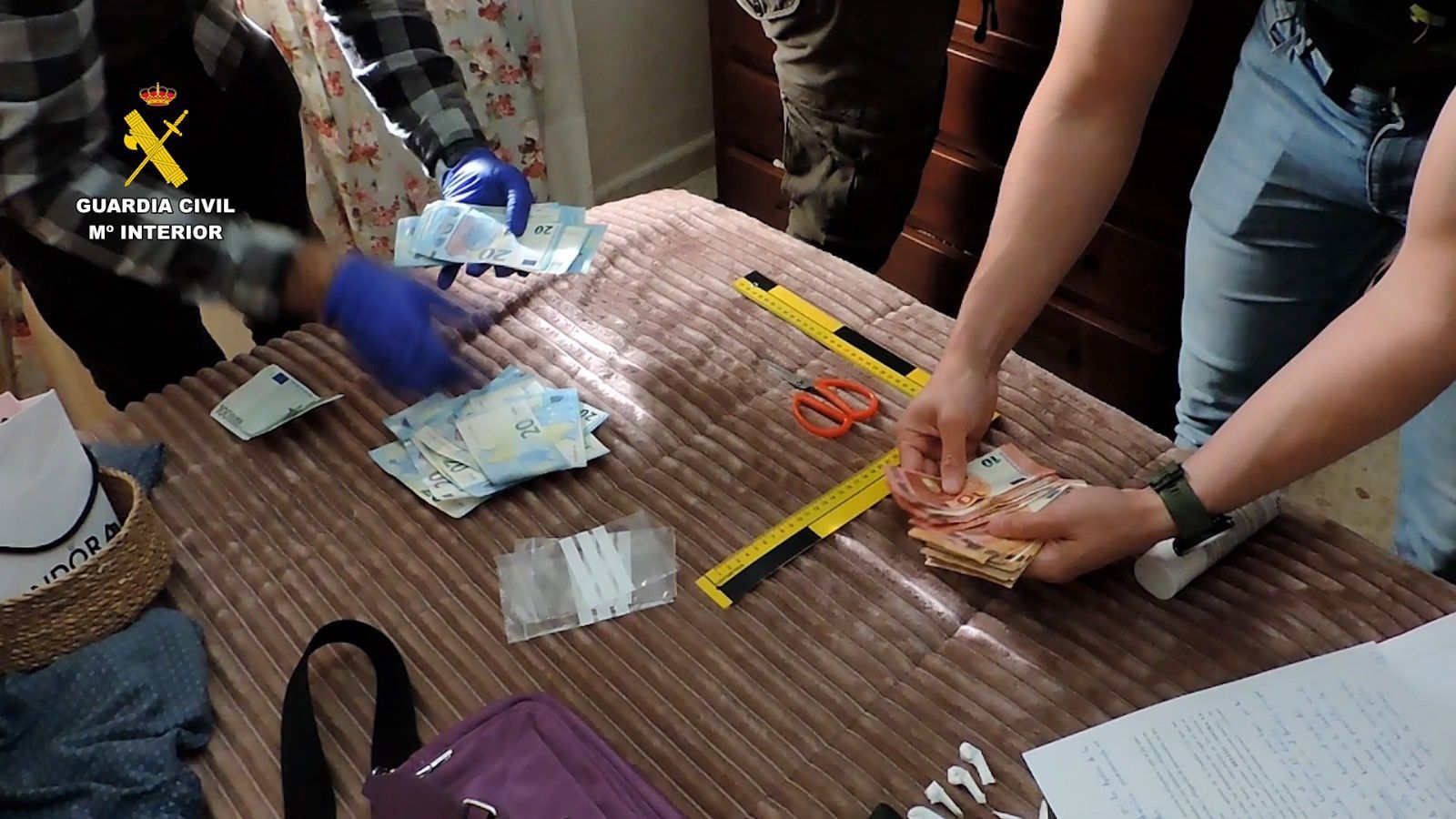 Imagen de archivo de la desactivación de un punto de venta de droga en la provincia de Huelva.