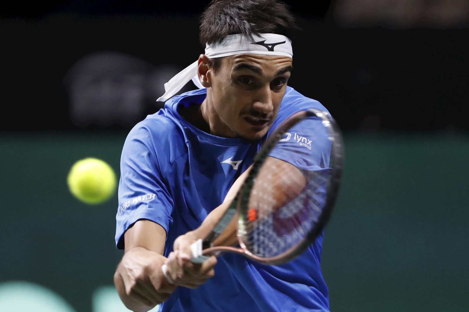 Denis Shapovalov - Lorenzo Sonego, en la Copa Davis de Málaga