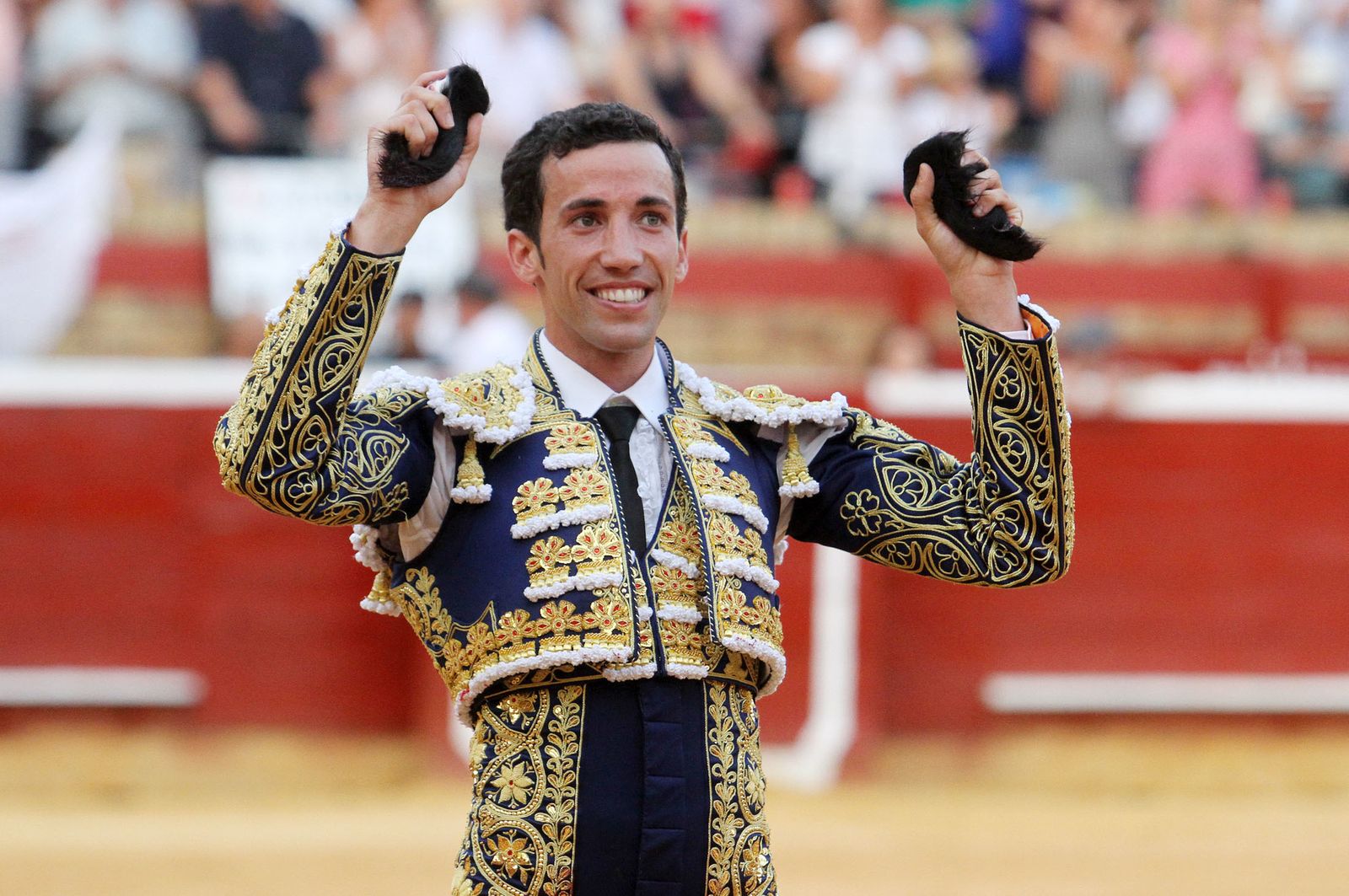 David de Miranda, en su triunfal reaparición en Las Colombinas.