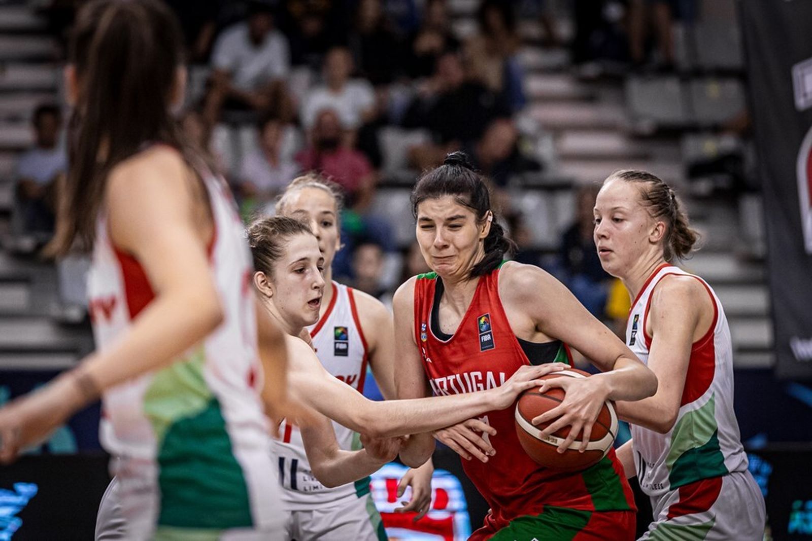 Clara Vieitas, en una acción del partido de cuartos.
