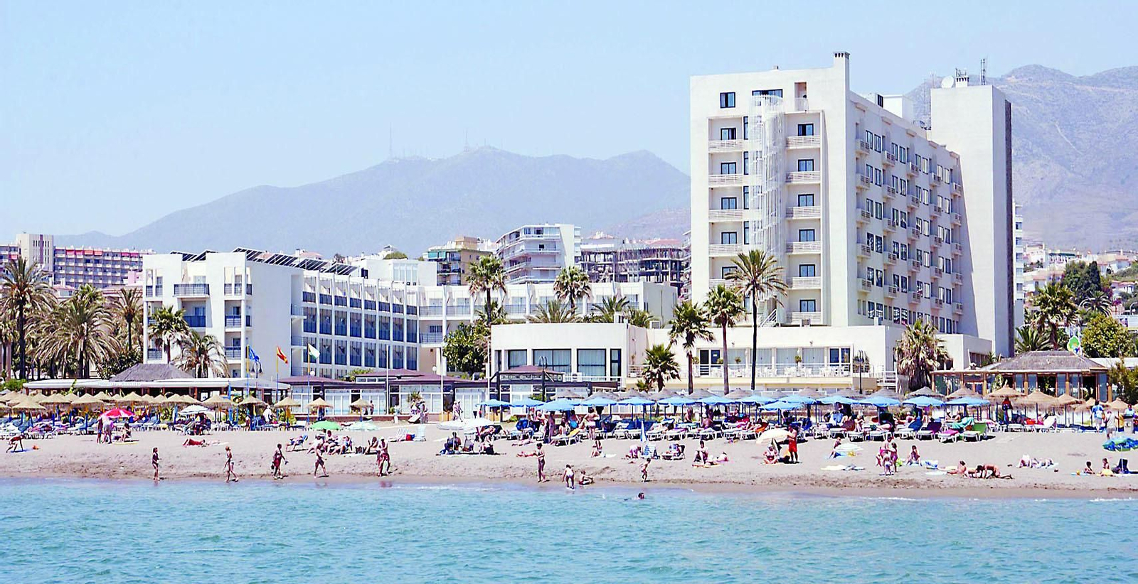 Vista del hotel Pez Espada, en Torremolinos, catalogado como BIC.