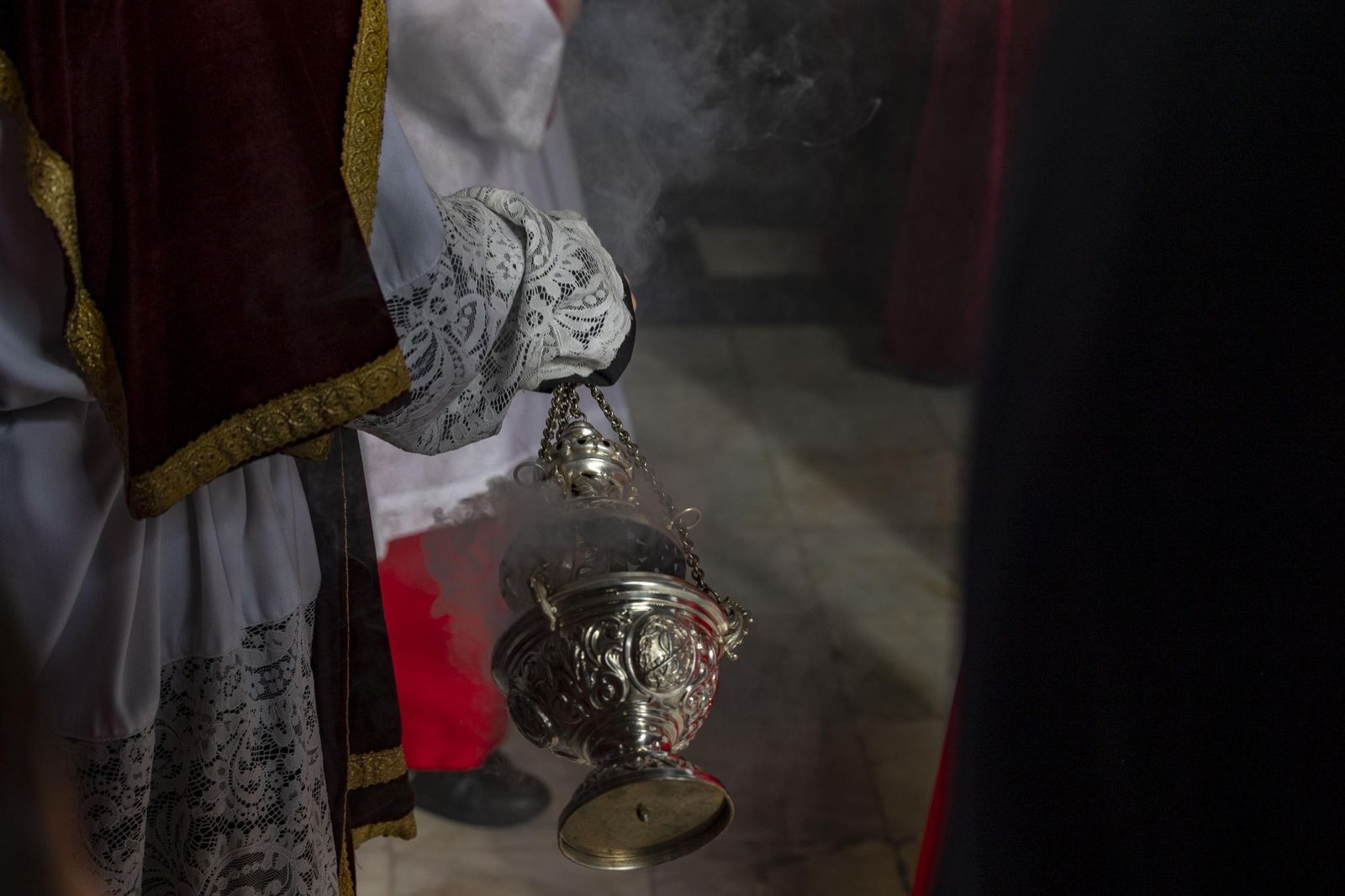 Las imágenes de la hermandad del Ecce Homo en la Semana Santa de San Fernando 2025