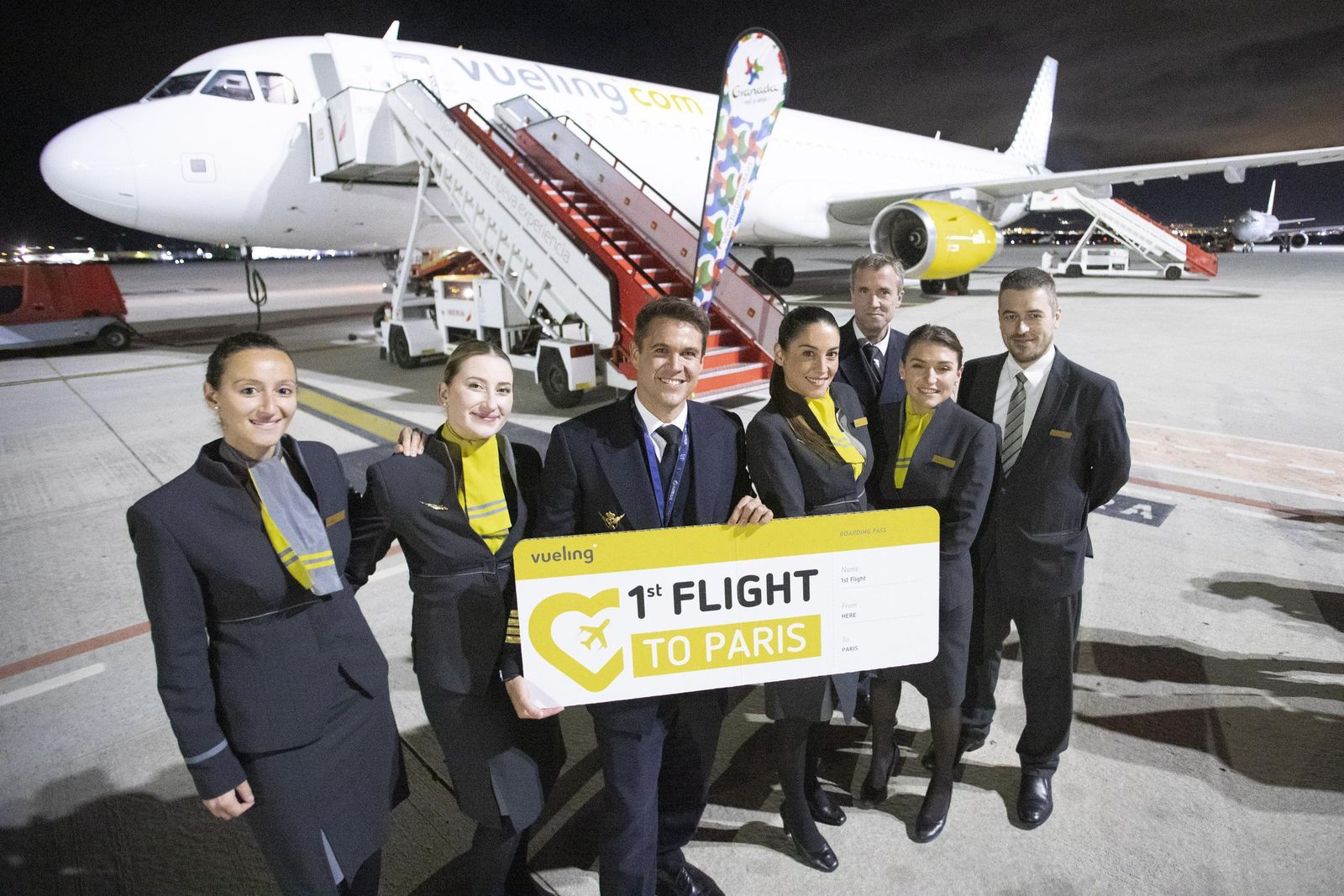 Fotos: Granada recibe el primer vuelo internacional tras la pandemia