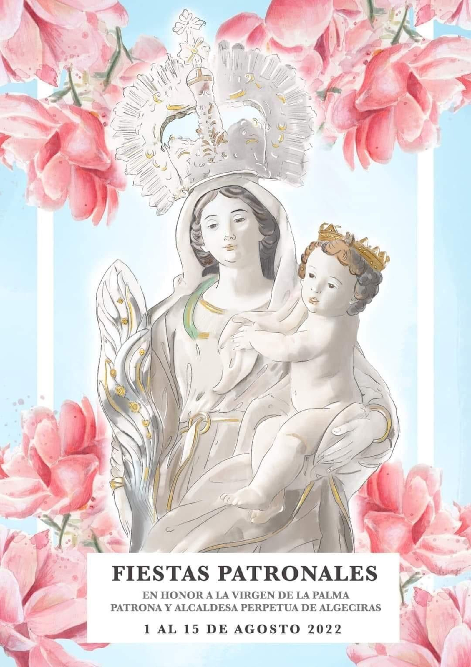 El cartel anunciador de las Fiestas Patronales de Algeciras