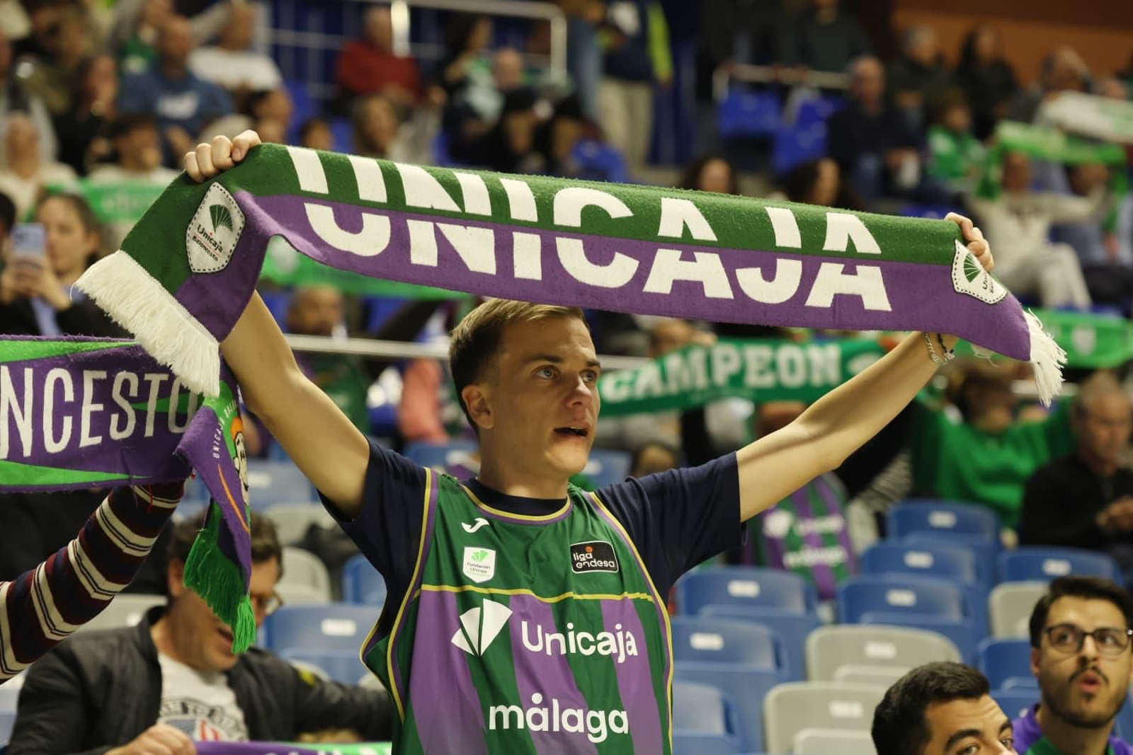 Búscate en las gradas del Martín Carpena en el Unicaja-Karditsa de BCL