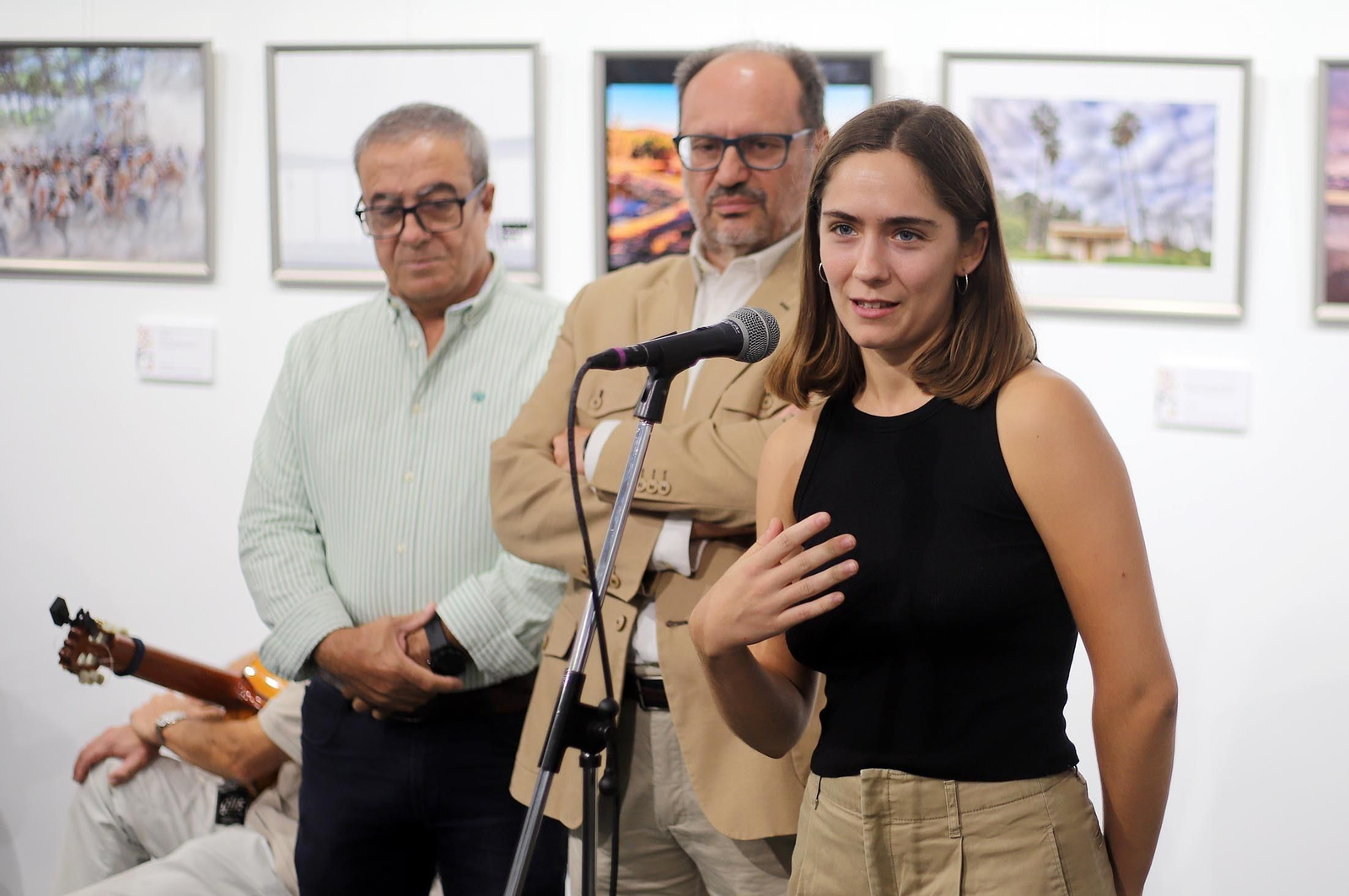 Imágenes de la exposición "Patrimonio de Huelva y Provincia", en el Centro Cultural "José Luis García Palacios" de la Fundación Caja Rural del Sur