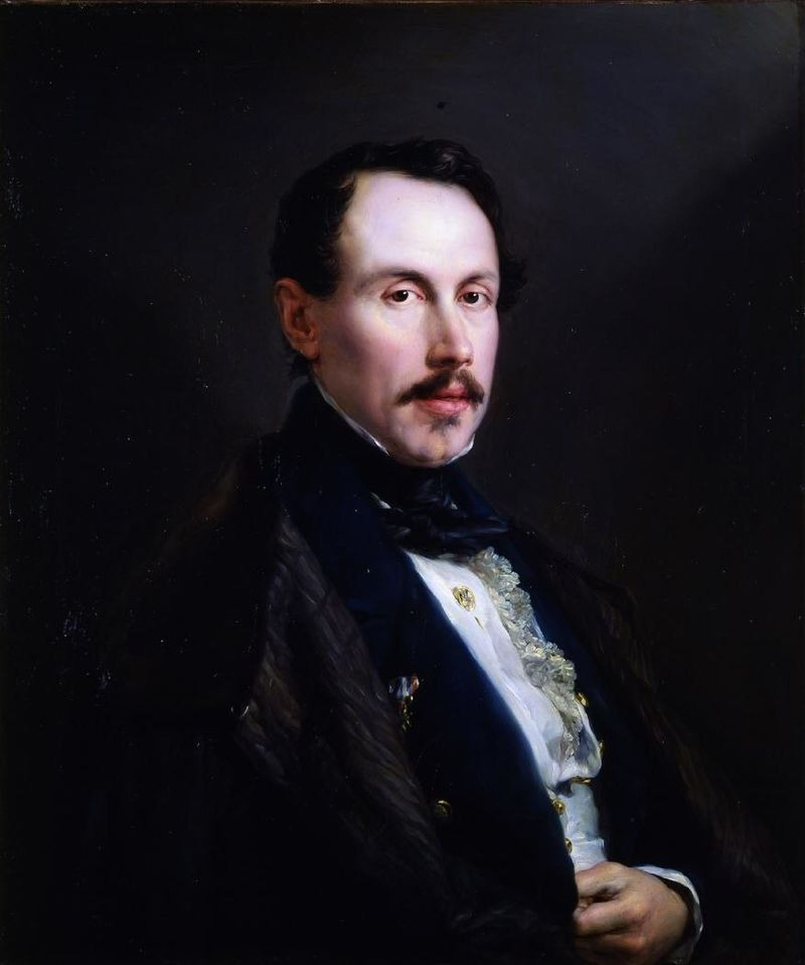  José Piquer Duarte, escultor, autor del busto del general Castaños, pintado por Vicente López.