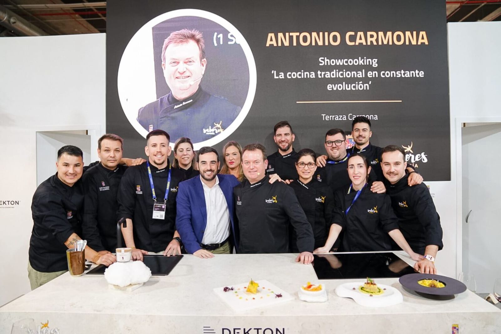 Sabores Almería en uno de los eventos internacionales.