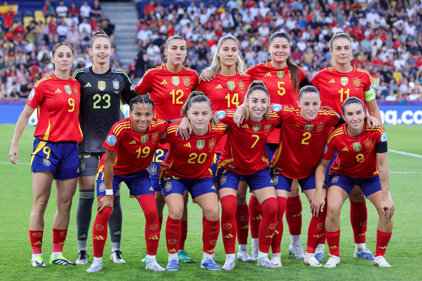 Las fotos del España-Portugal en la Eurocopa femenina