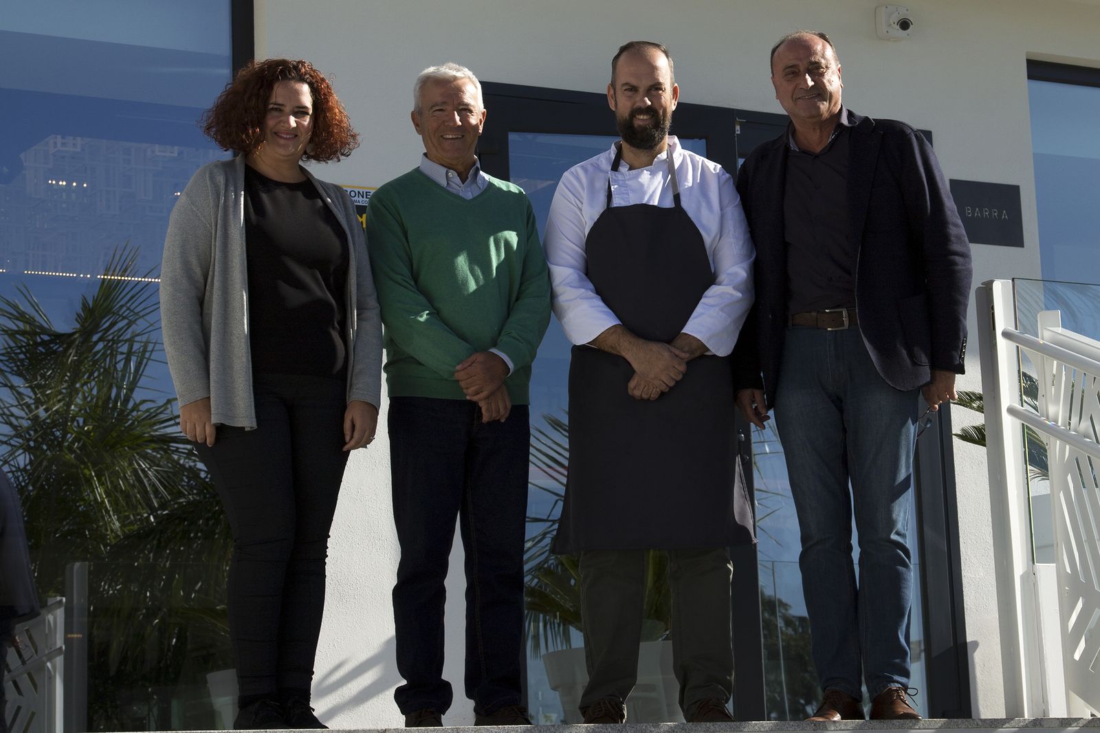 Conchi García, Francisco Gutiérrez, Óscar Delgado y Juan Luis Pinto.