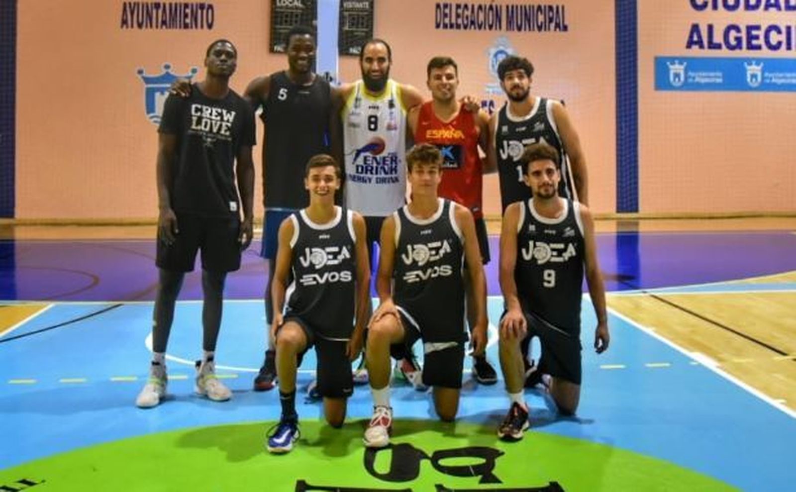 Los jugadores que participaron en la sesión matinal de Udea