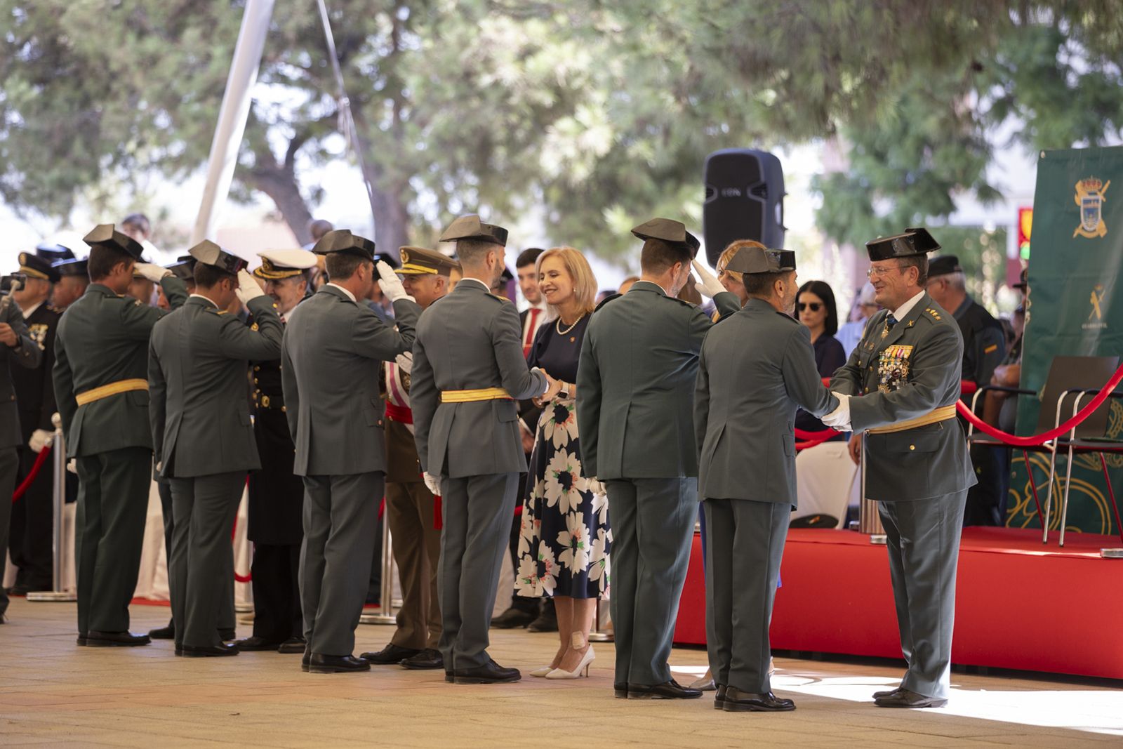 Imágenes de los actos de celebración de la festividad de la patrona de la Guardia Civil, la Virgen del Pilar.