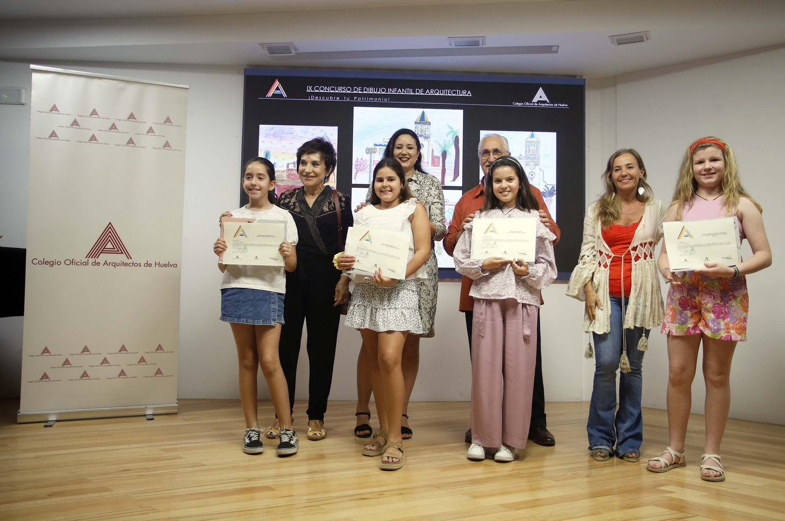 Imágenes de la entrega de premios del 'IX Concurso Infantil de Arquitectura'