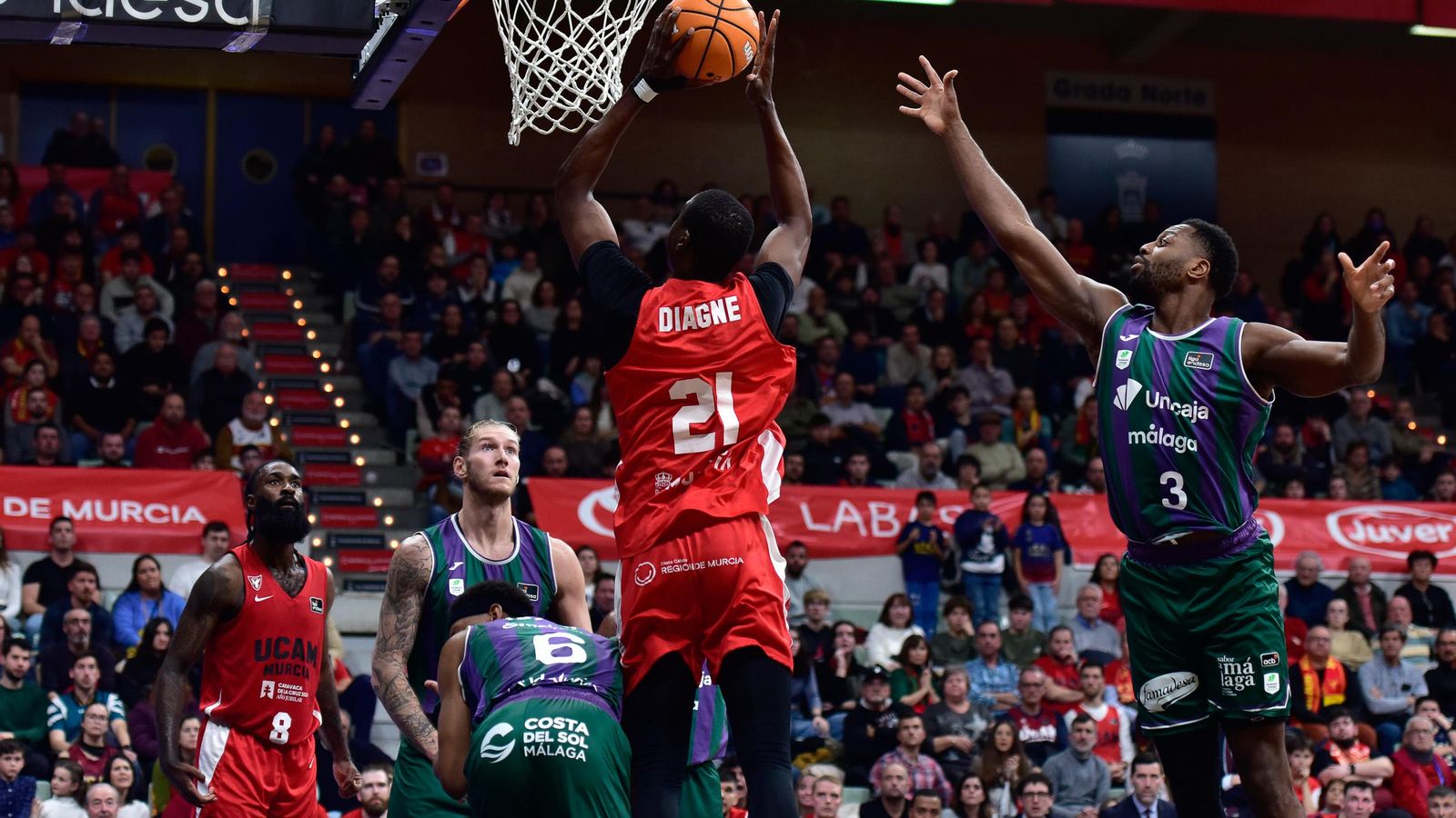 UCAM Murcia-Unicaja, en fotos