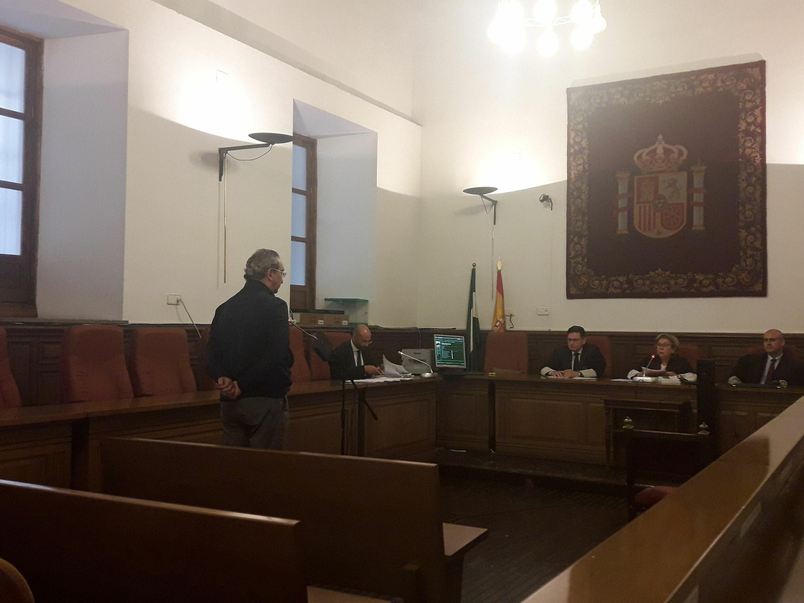 El jefe de la Policía Local de Granada, José Antonio Moreno, durante su declaración en el juicio.