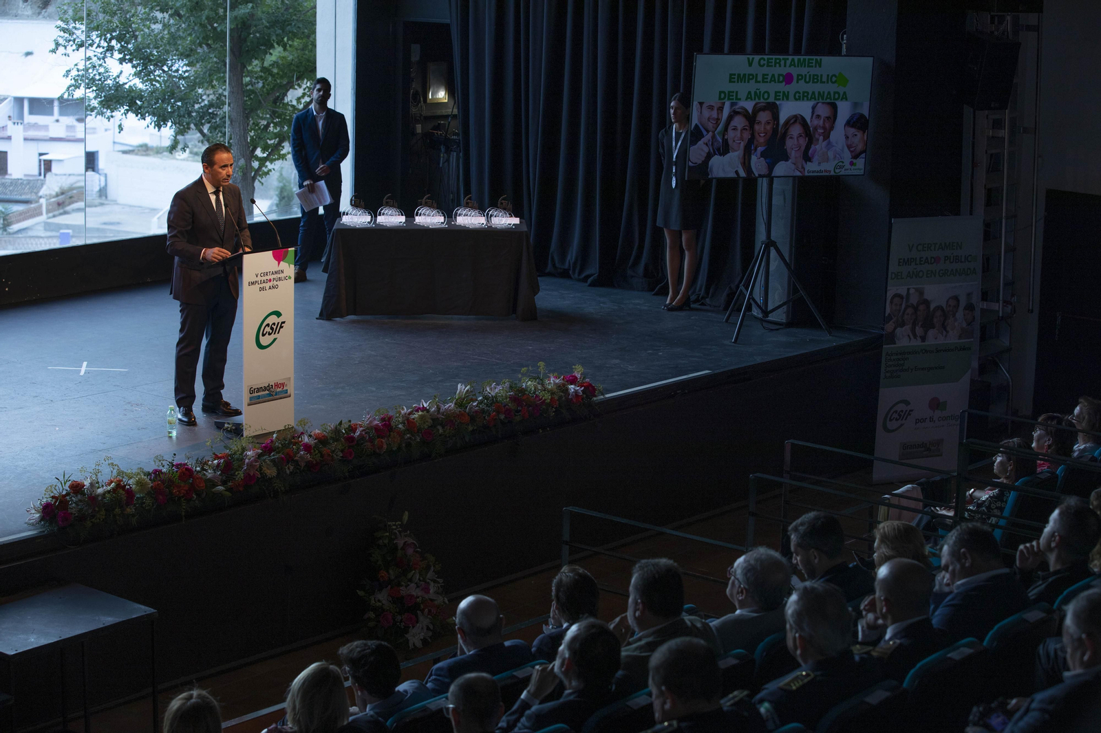 El V Certamen del Empleado Público del año en Granada, en imágenes