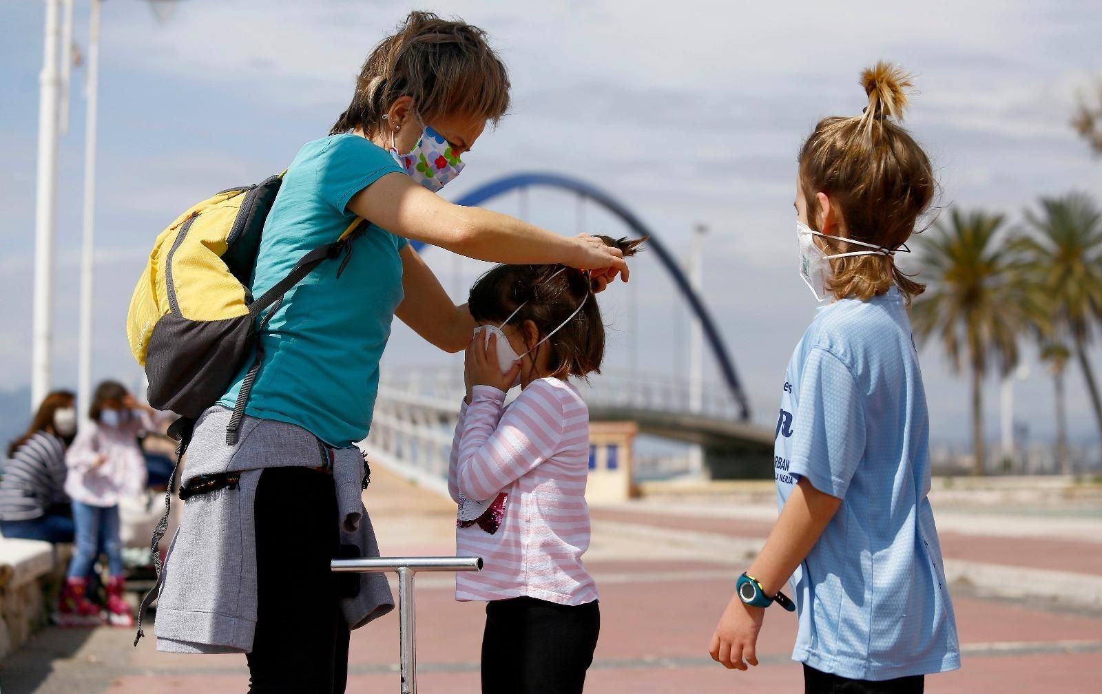 Coronavirus en Málaga: Los niños vuelven a la calle tras un largo confinamiento, en fotos