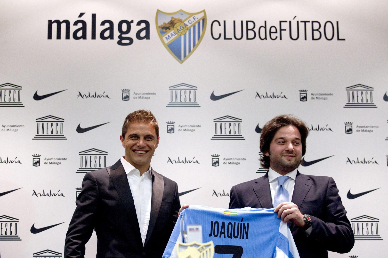 La fotos de Joaquín Sánchez en su etapa en el Málaga CF La fotos de Joaquín Sánchez en su etapa en el Málaga CF