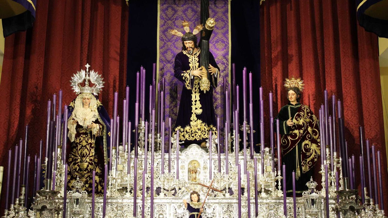 Altar de quinario de Jesús Nazareno