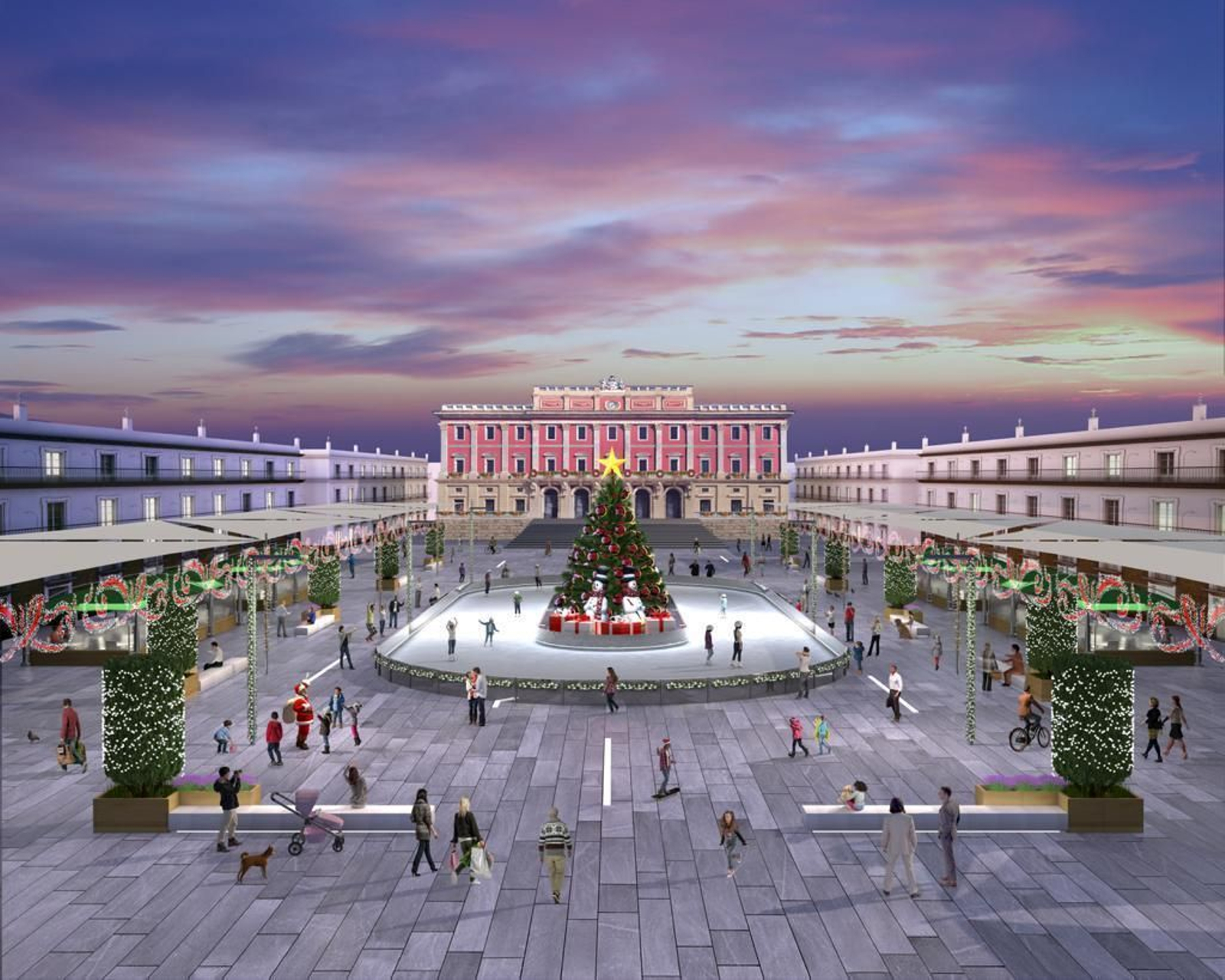 Así será la nueva plaza del Rey