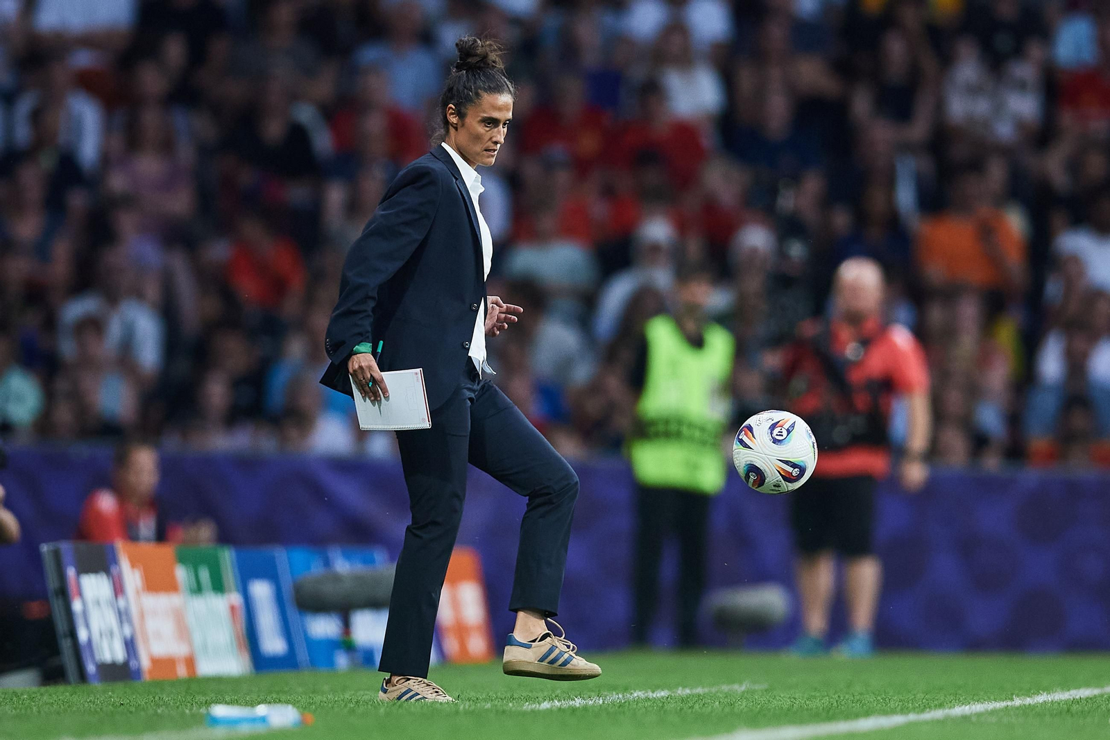 Las fotos del España - Portugal en la Eurocopa femenina