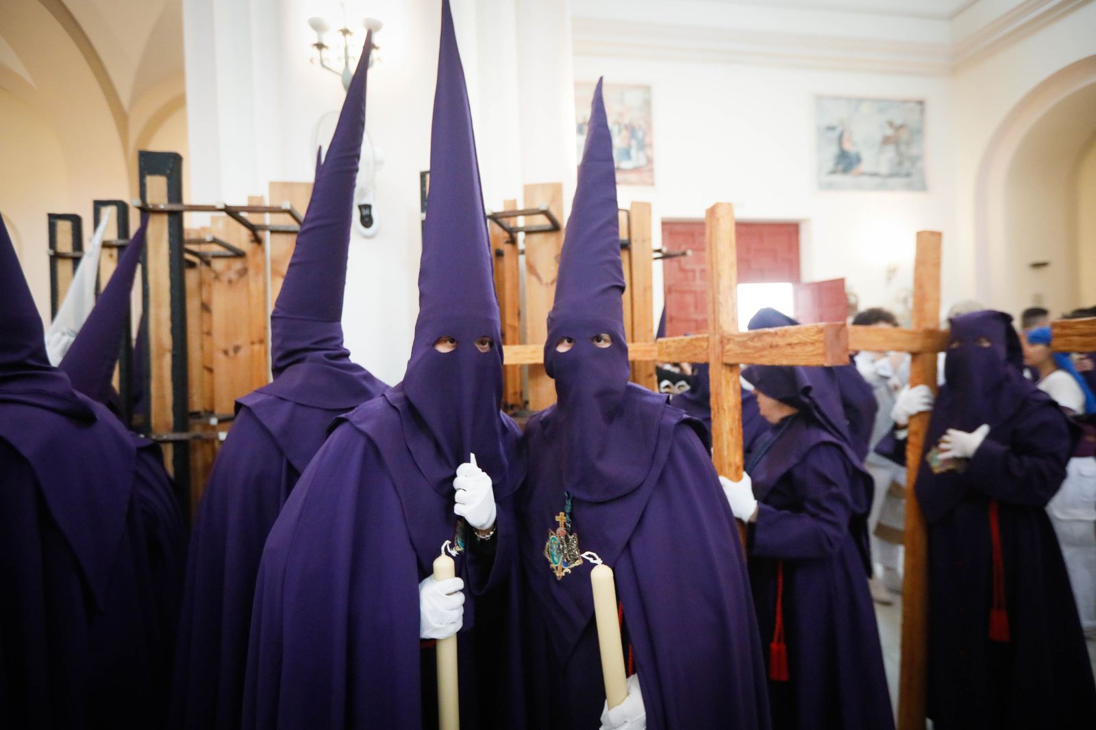 La procesión del Encuentro, en imágenes