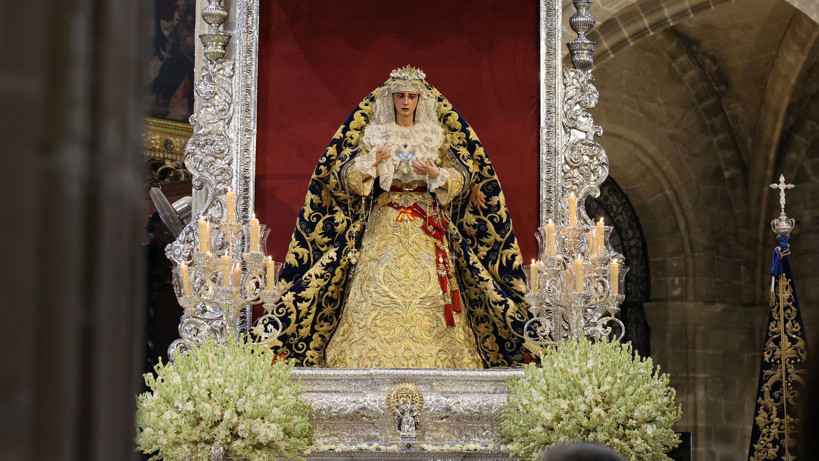 Las imágenes de la coronación de la Virgen de la Estrella en la Catedral.