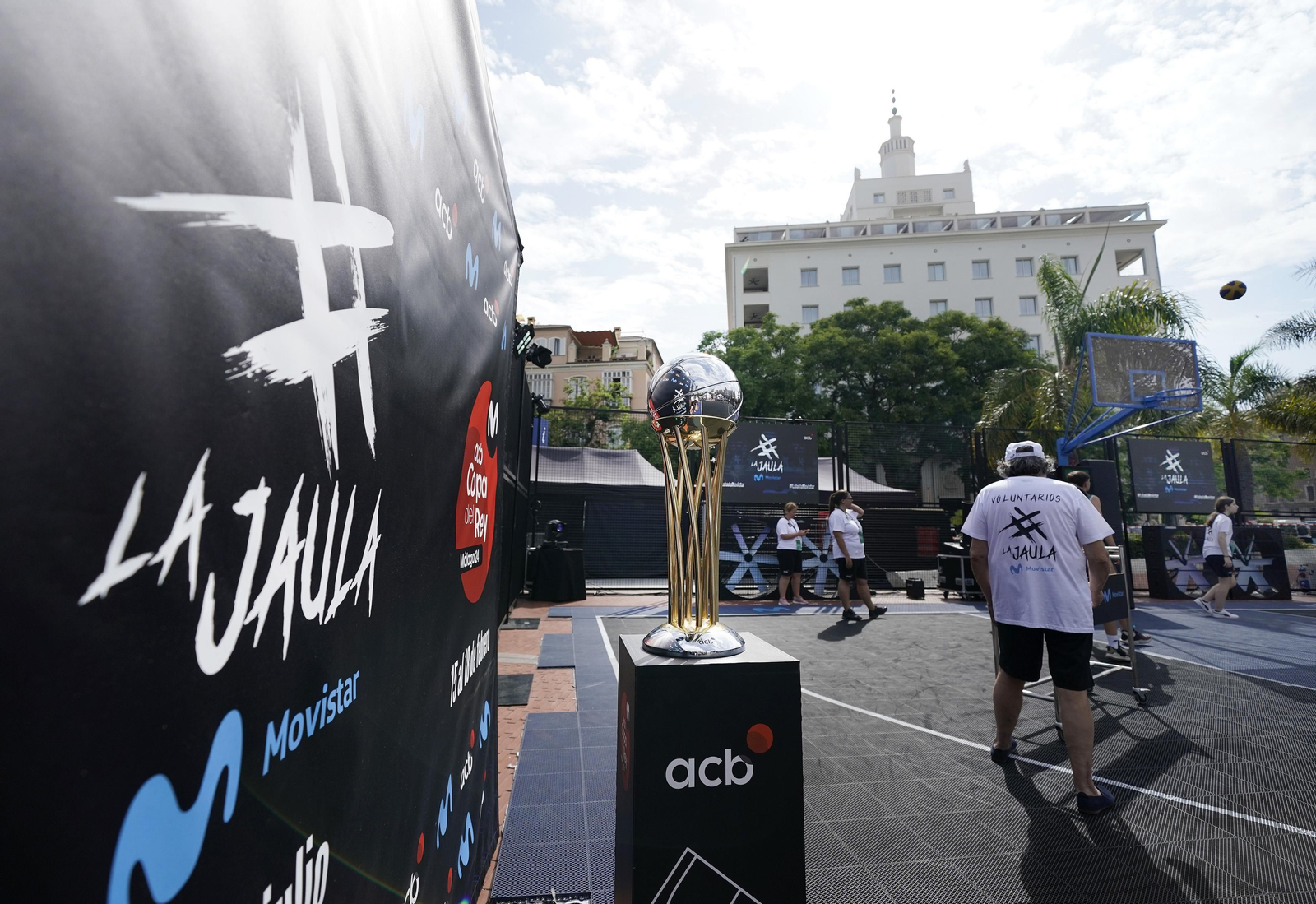 La Jaula Movistar promociona la Copa 2024 en Málaga