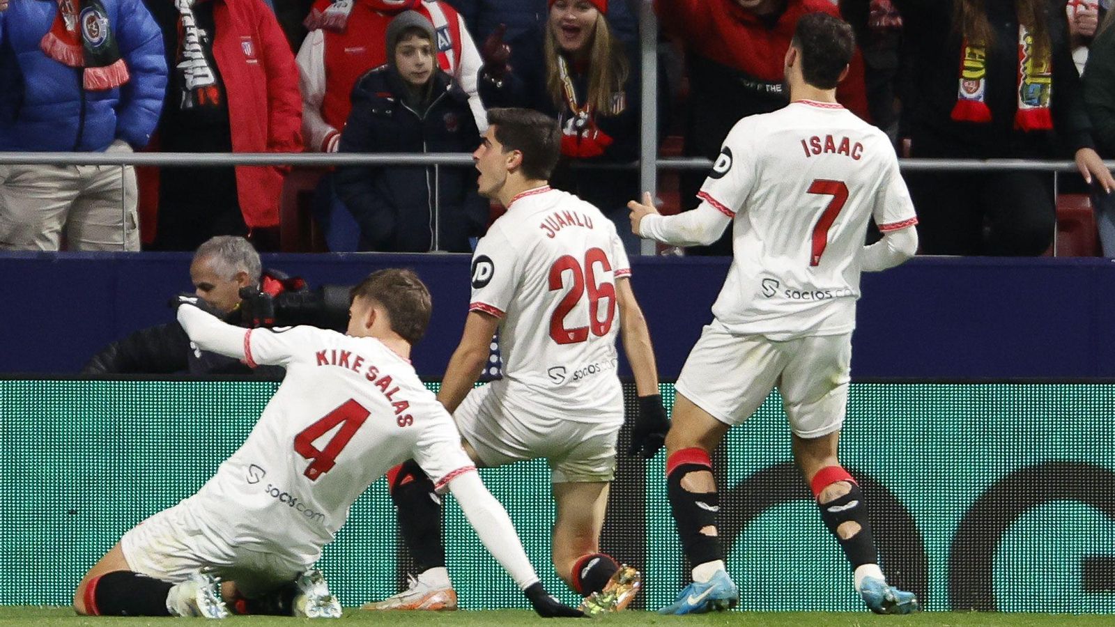 Las fotos del Atlético de Madrid - Sevilla