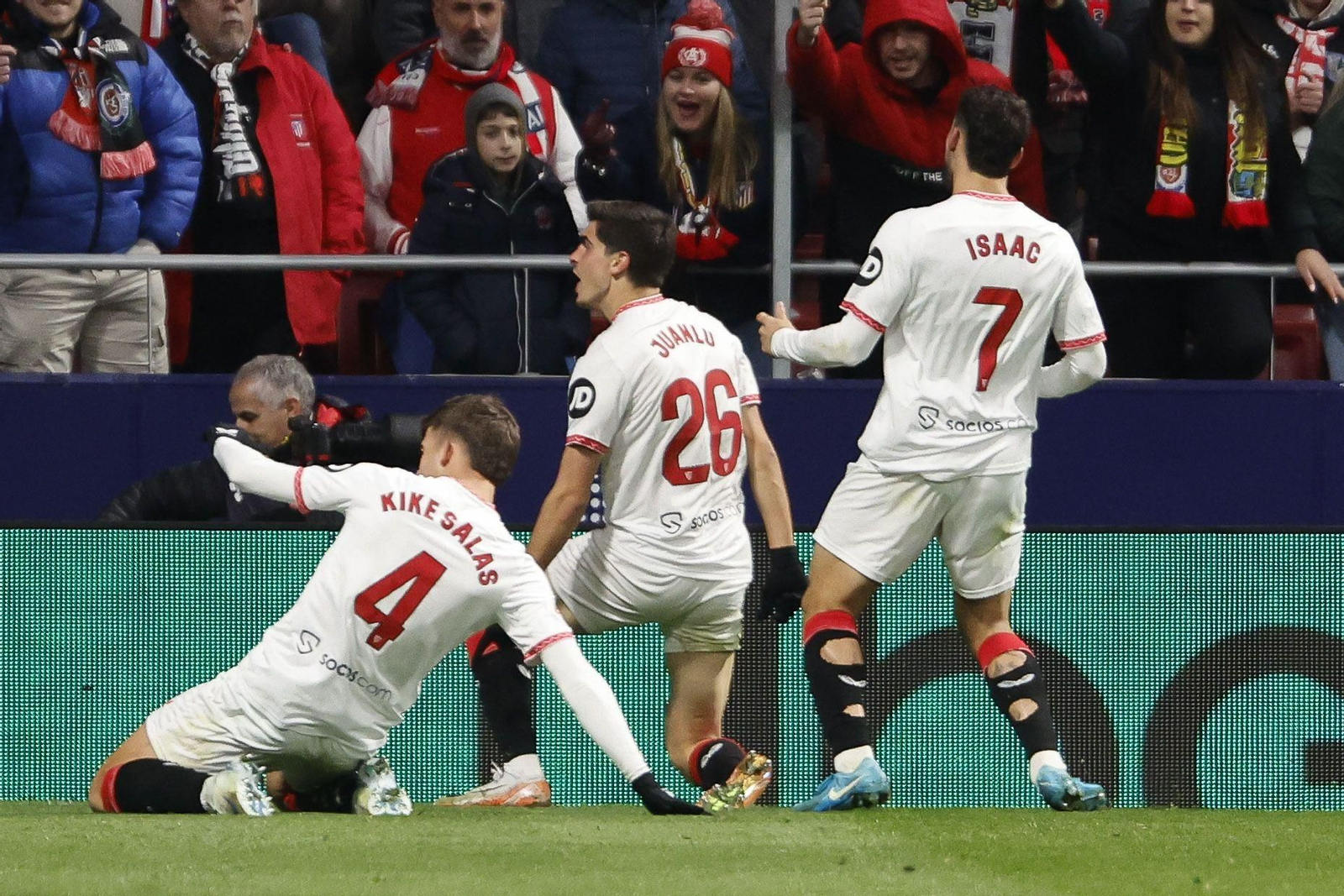 Las fotos del Atlético de Madrid - Sevilla