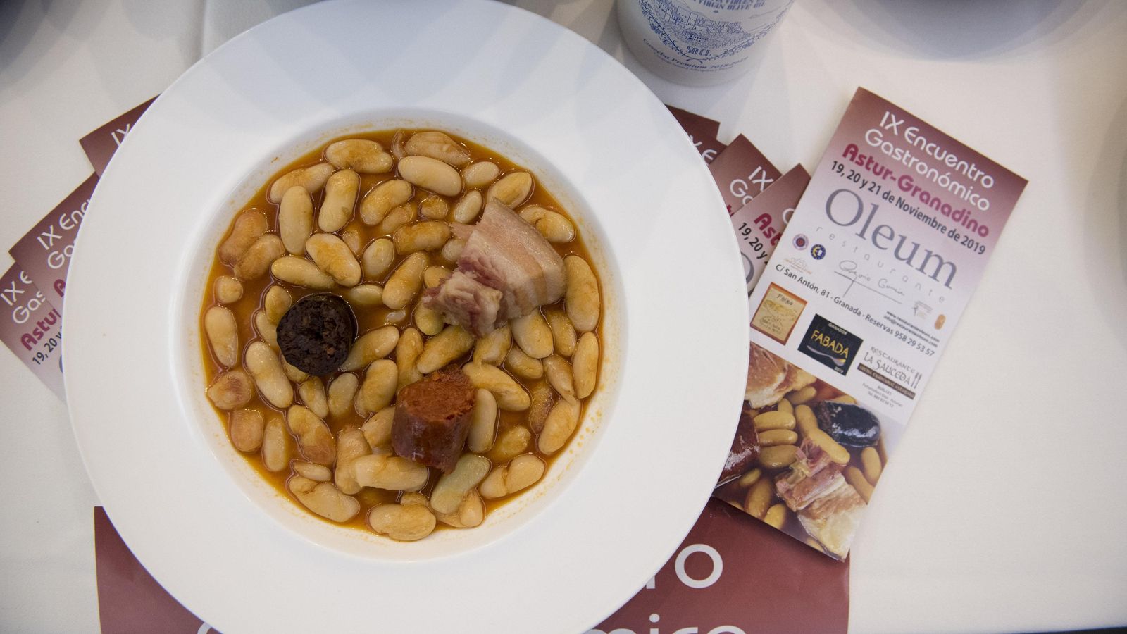 La fabada de Oleum, vista desde una posición privilegiada