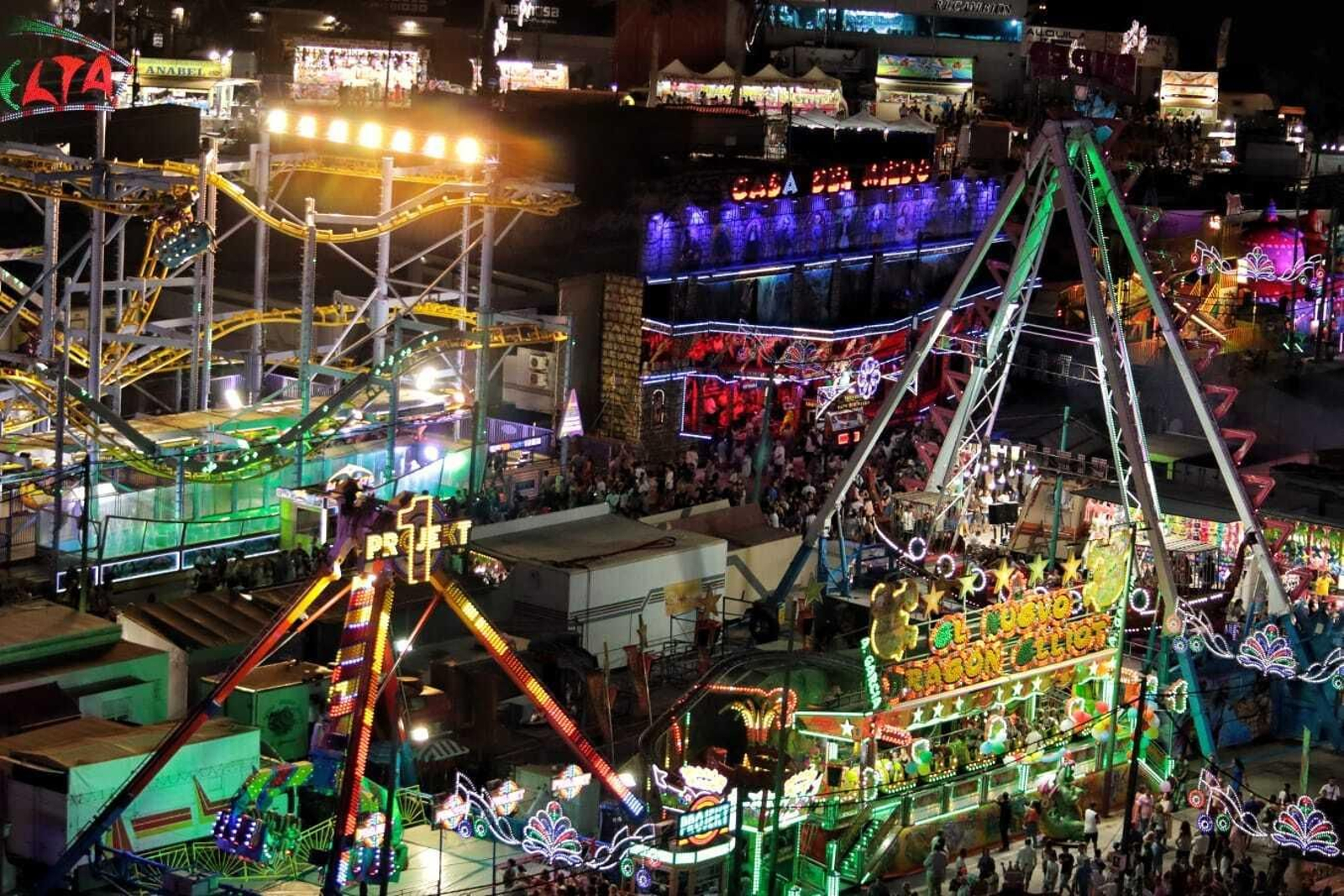 Las atracciones preferidas de la Feria de Málaga, en fotos