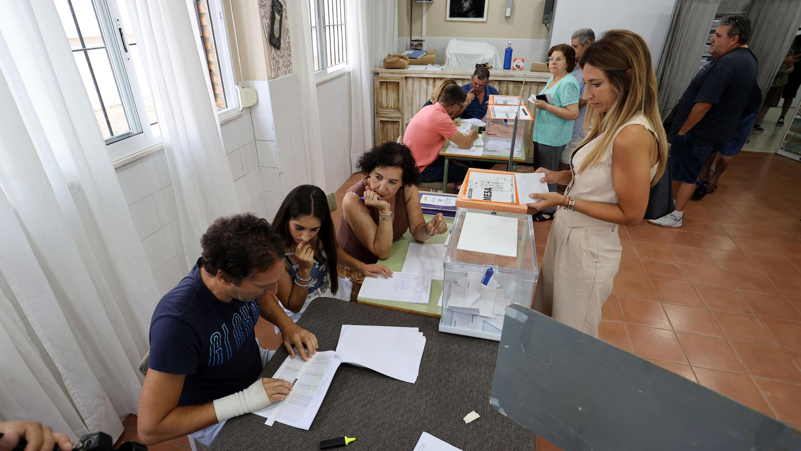 Jornada electoral en Jerez