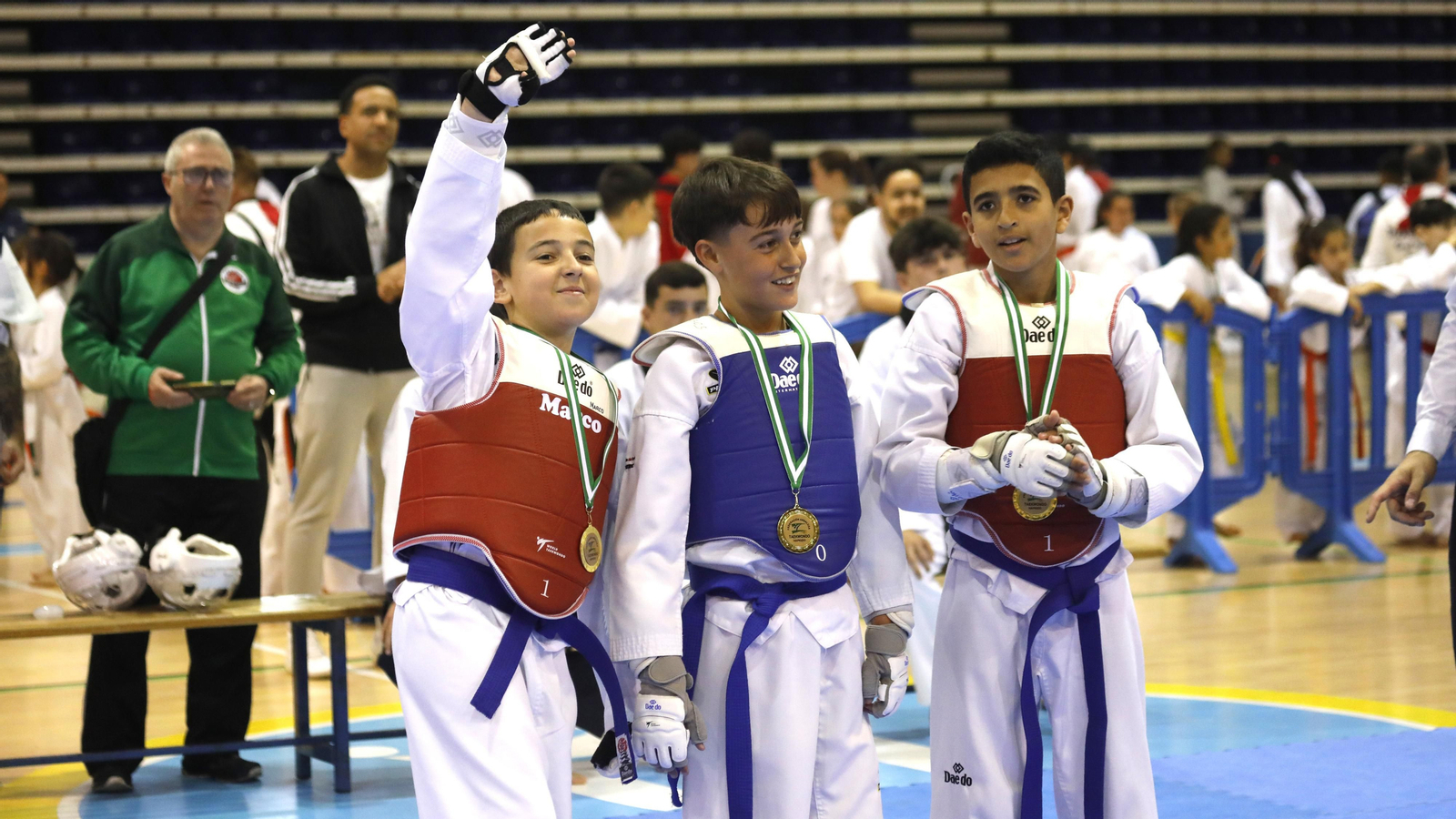Jornada de torneo base de taekwondo olímpico