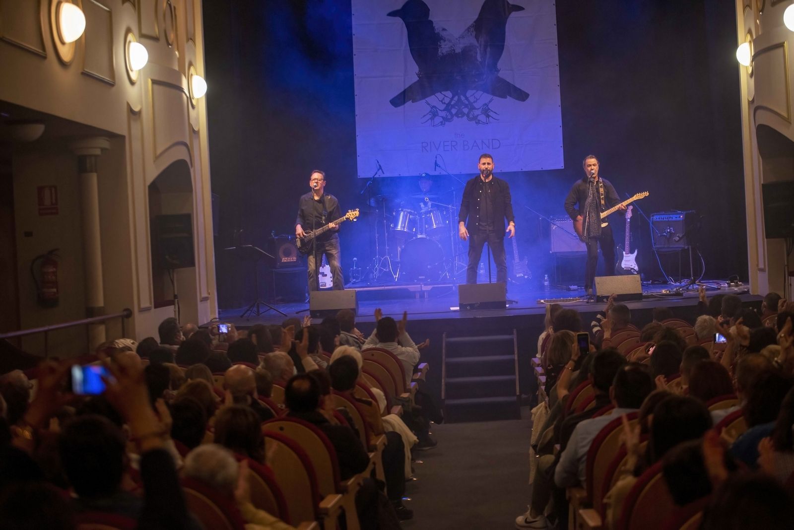 The River Band durante su concierto el pasado viernes en el Teatro Apolo.