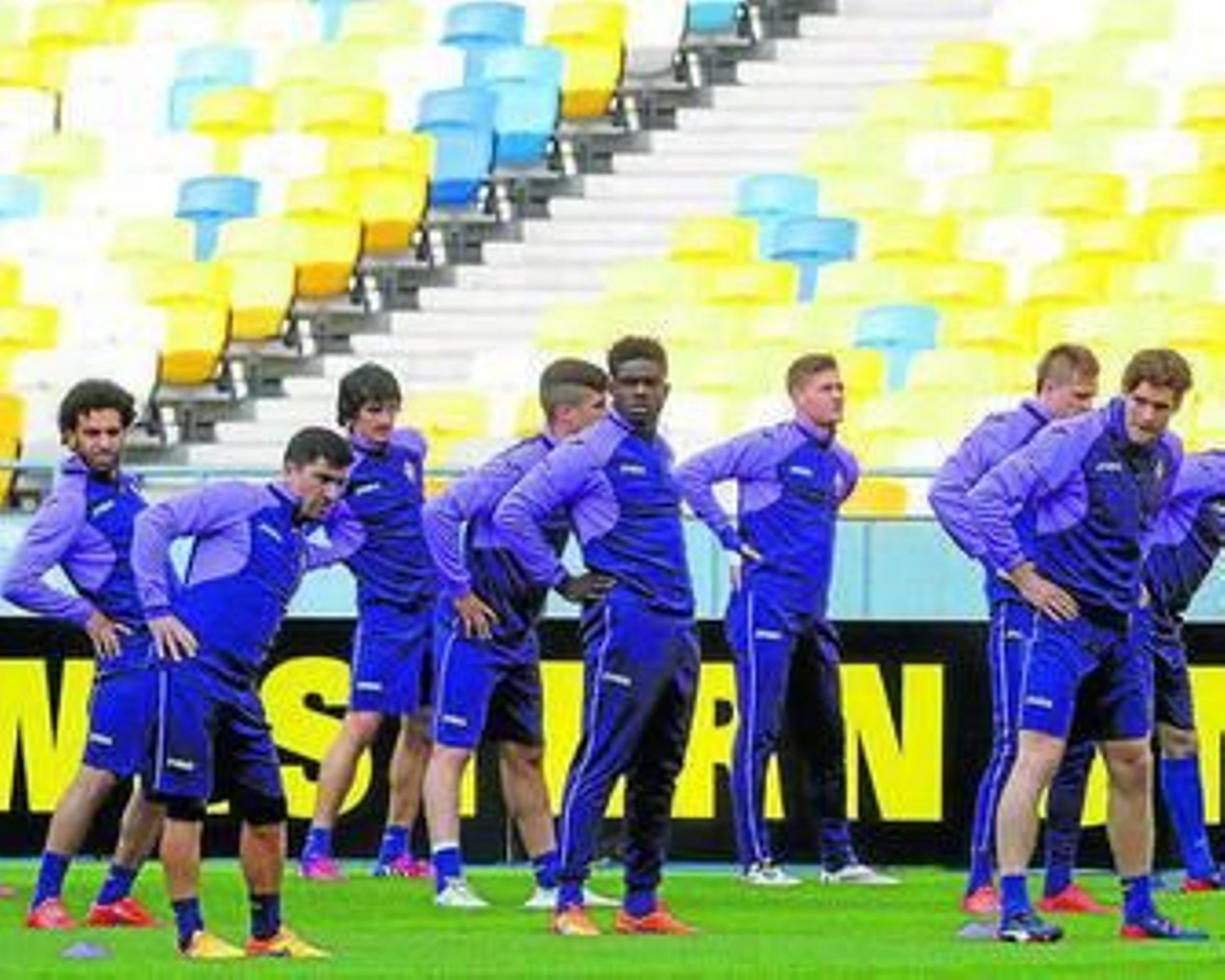 Entrenamiento de la Fiorentina en el Artemio Franchi.