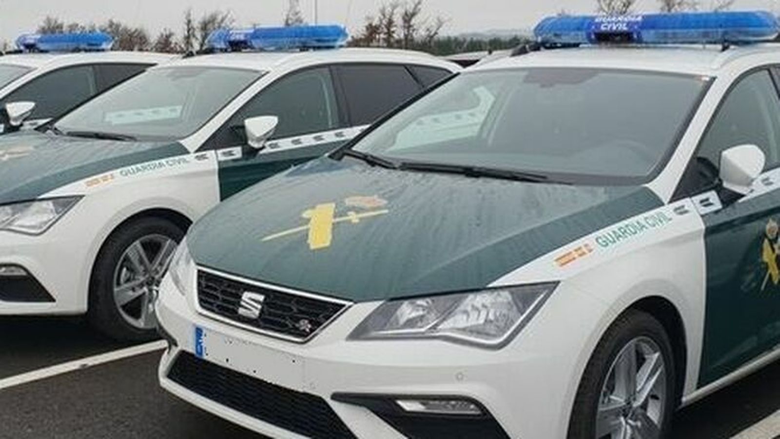 Vehículos de la Guardia Civil (Archivo).