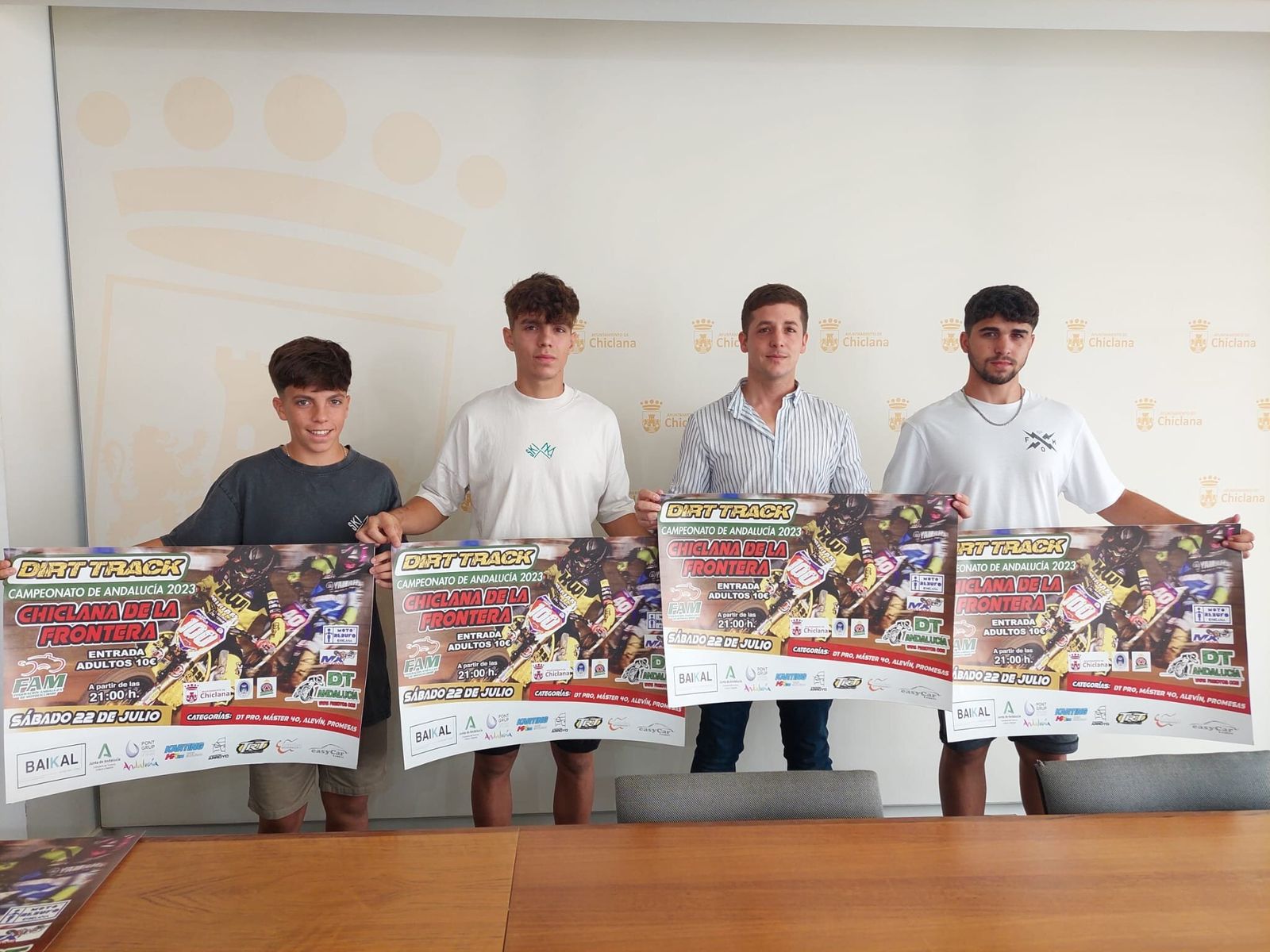 Presentación del Campeonato de Andalucía de Dirt Track.