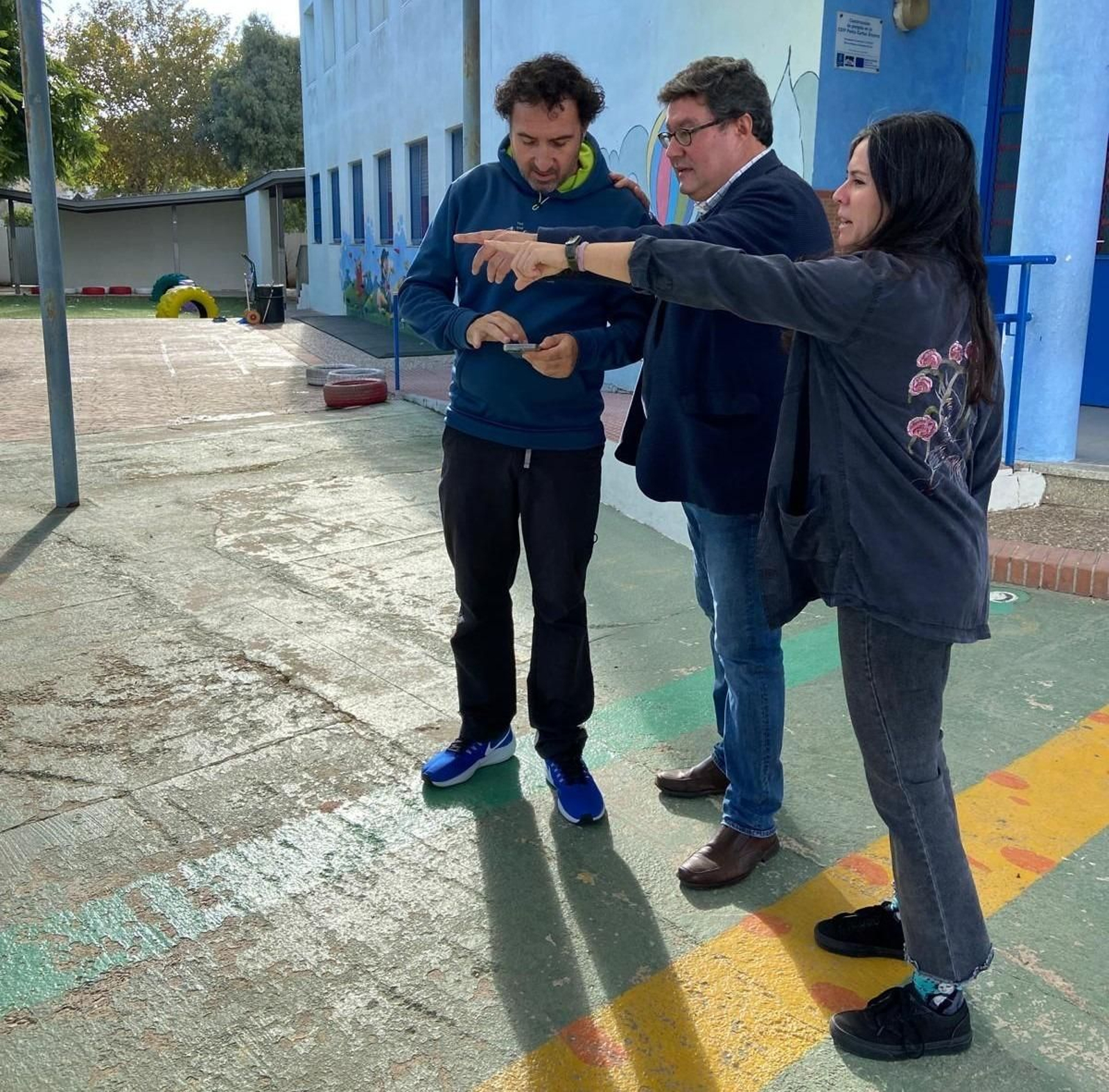 El delegado de Educación, José Ángel Aparicio, visita el CEIP Poeta Carlos Álvarez El delegado de Educación, José Ángel Aparicio, visita el CEIP Poeta Carlos Álvarez
