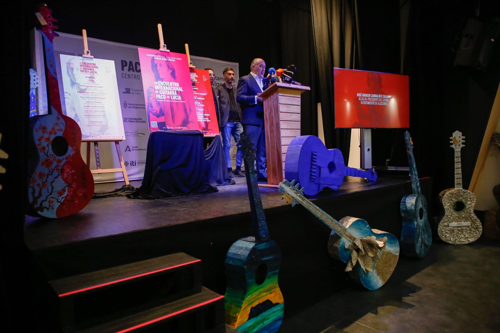 Fotos de la presentación del XII Encuentro Internacional de Guitarra Paco de Lucía